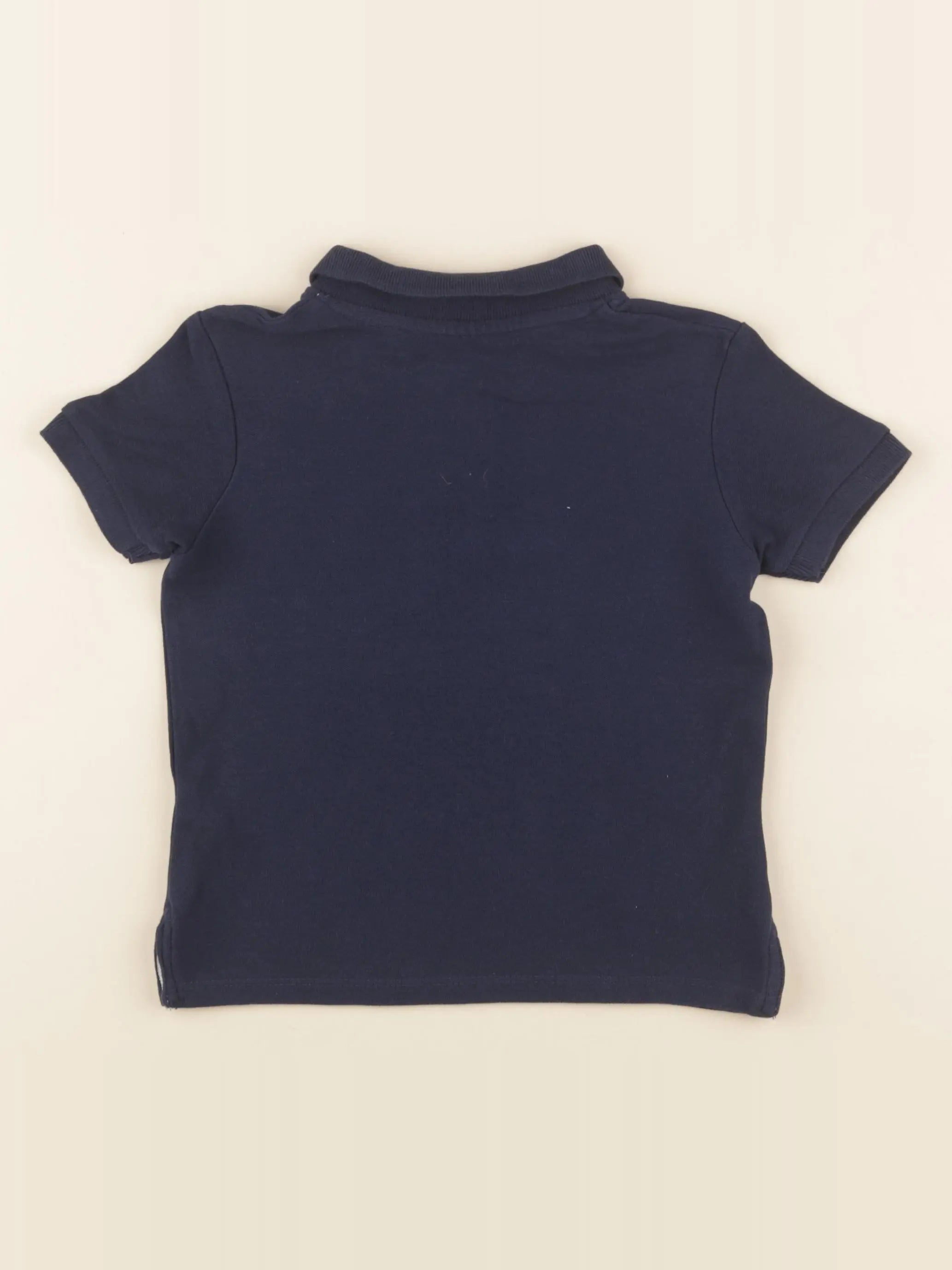 Vertbaudet - polo bleu - 4 ans