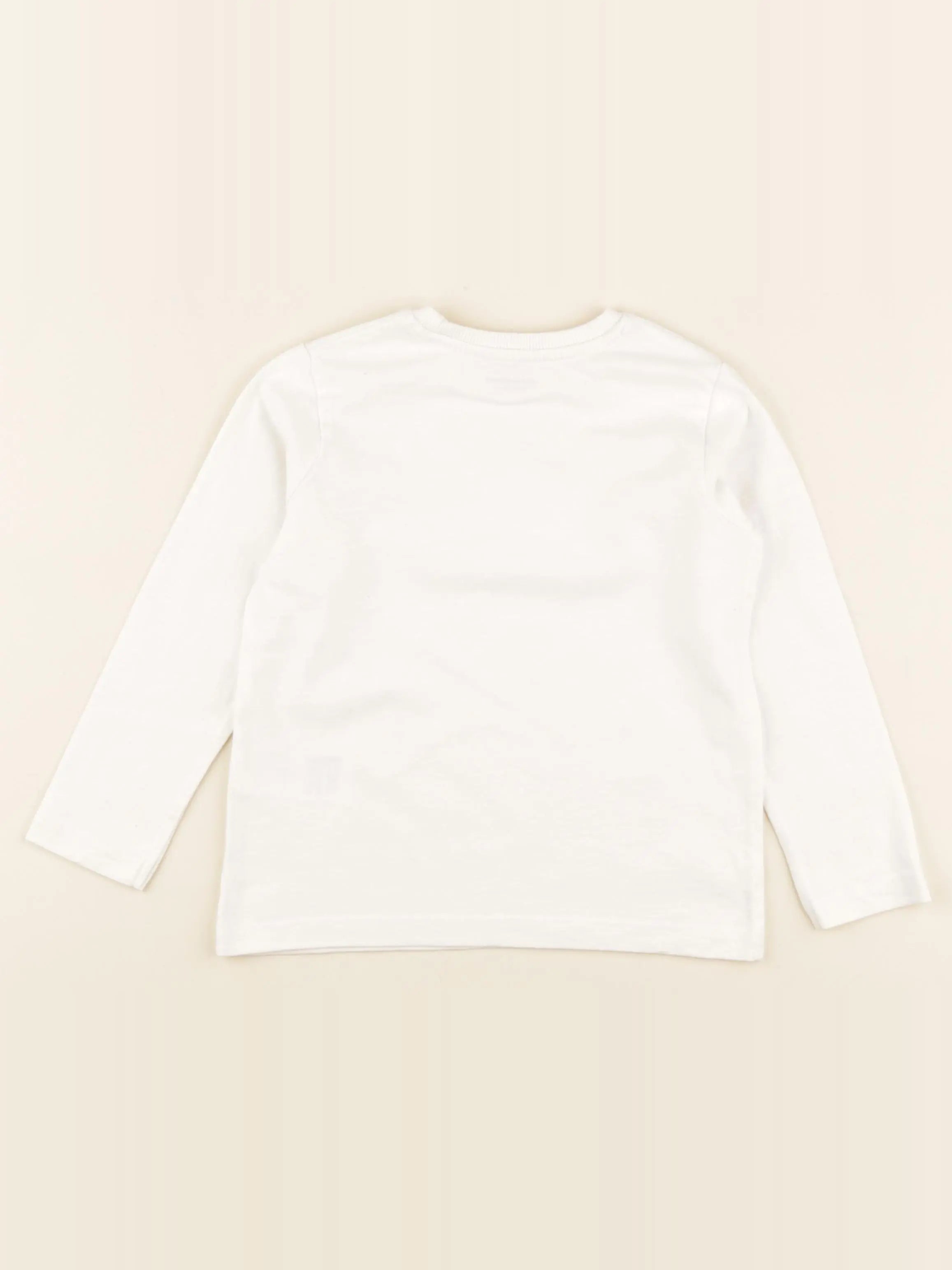 Vertbaudet - tee-shirt blanc - 4 ans