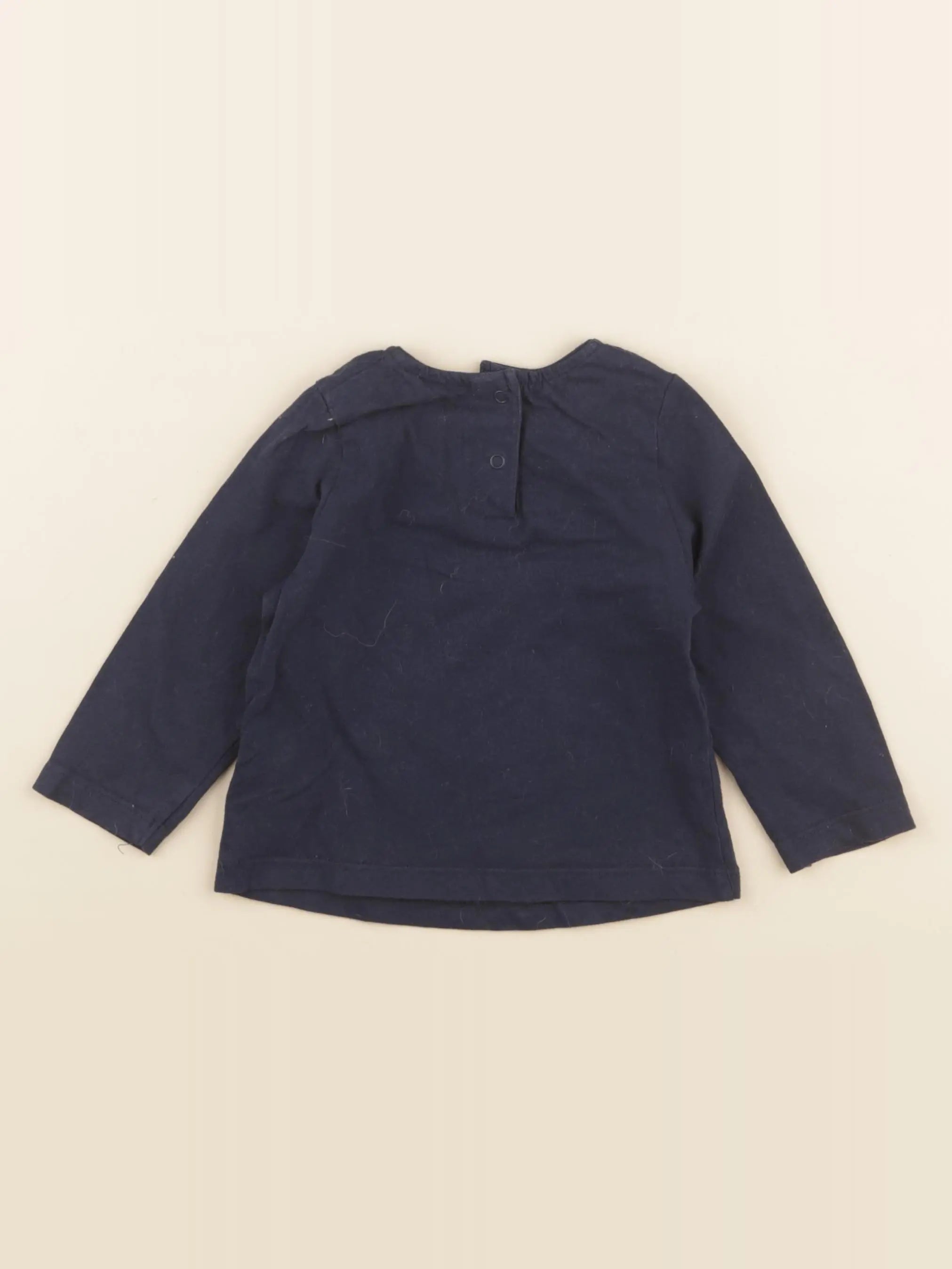 Tape à l'oeil - tee-shirt bleu, or - 12 mois