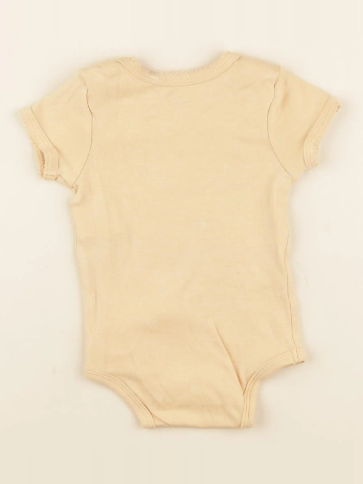 Vertbaudet - body orange - 12 mois