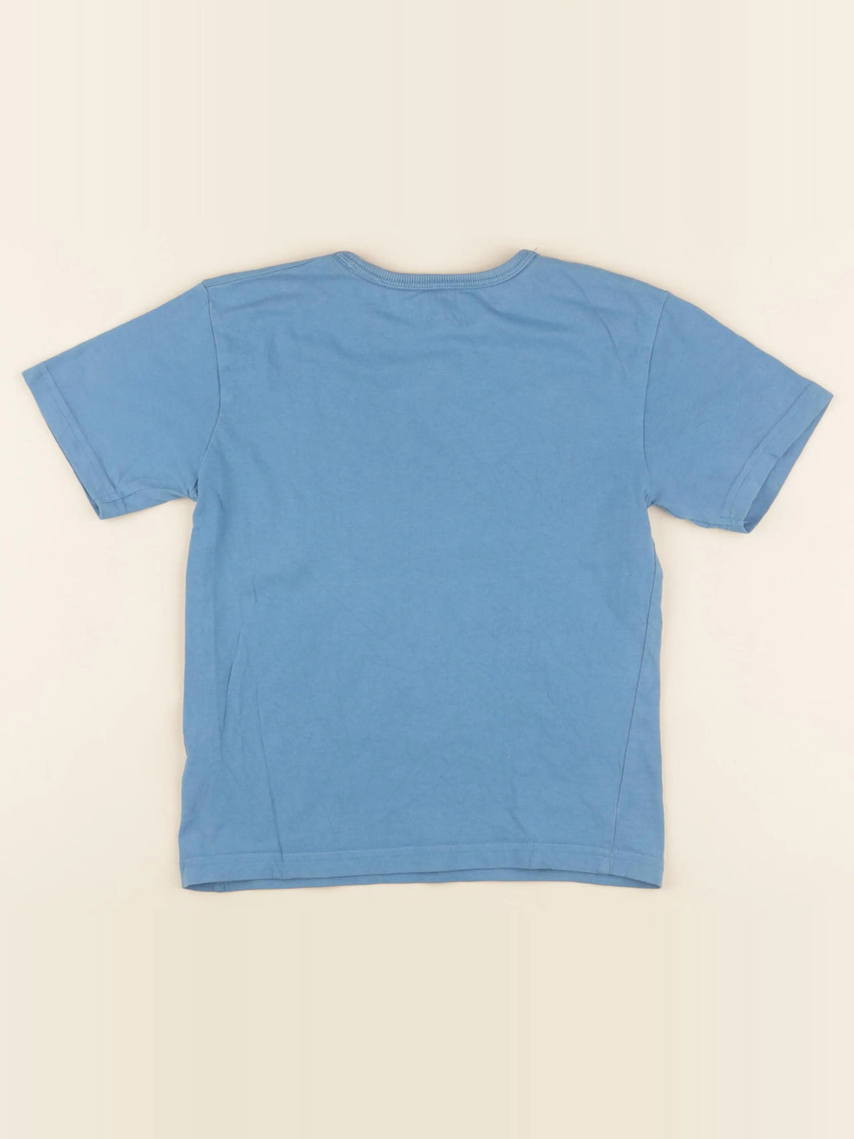 Vertbaudet - tee-shirt bleu - 8 ans