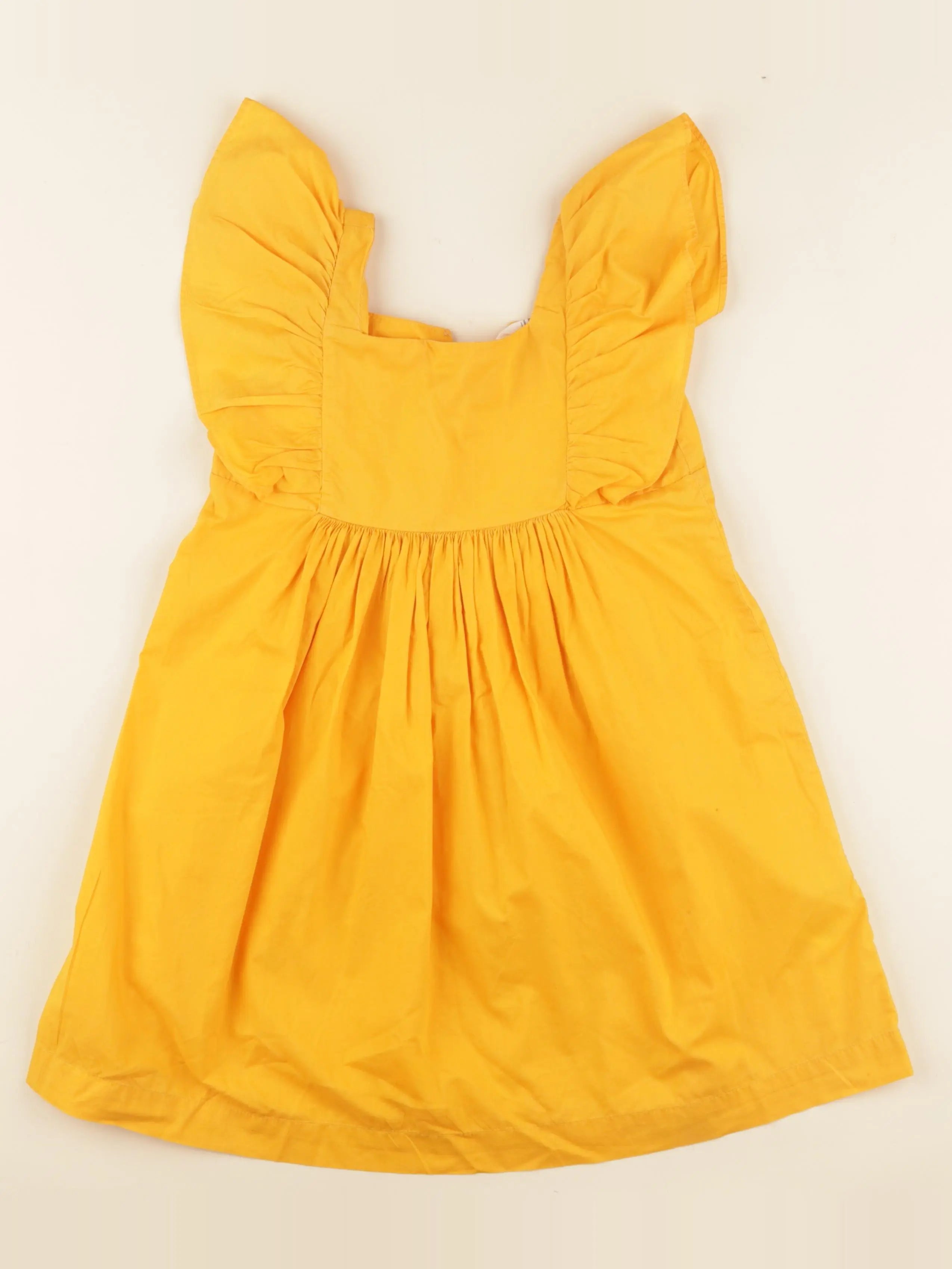 H&M - robe orange - 5/6 ans