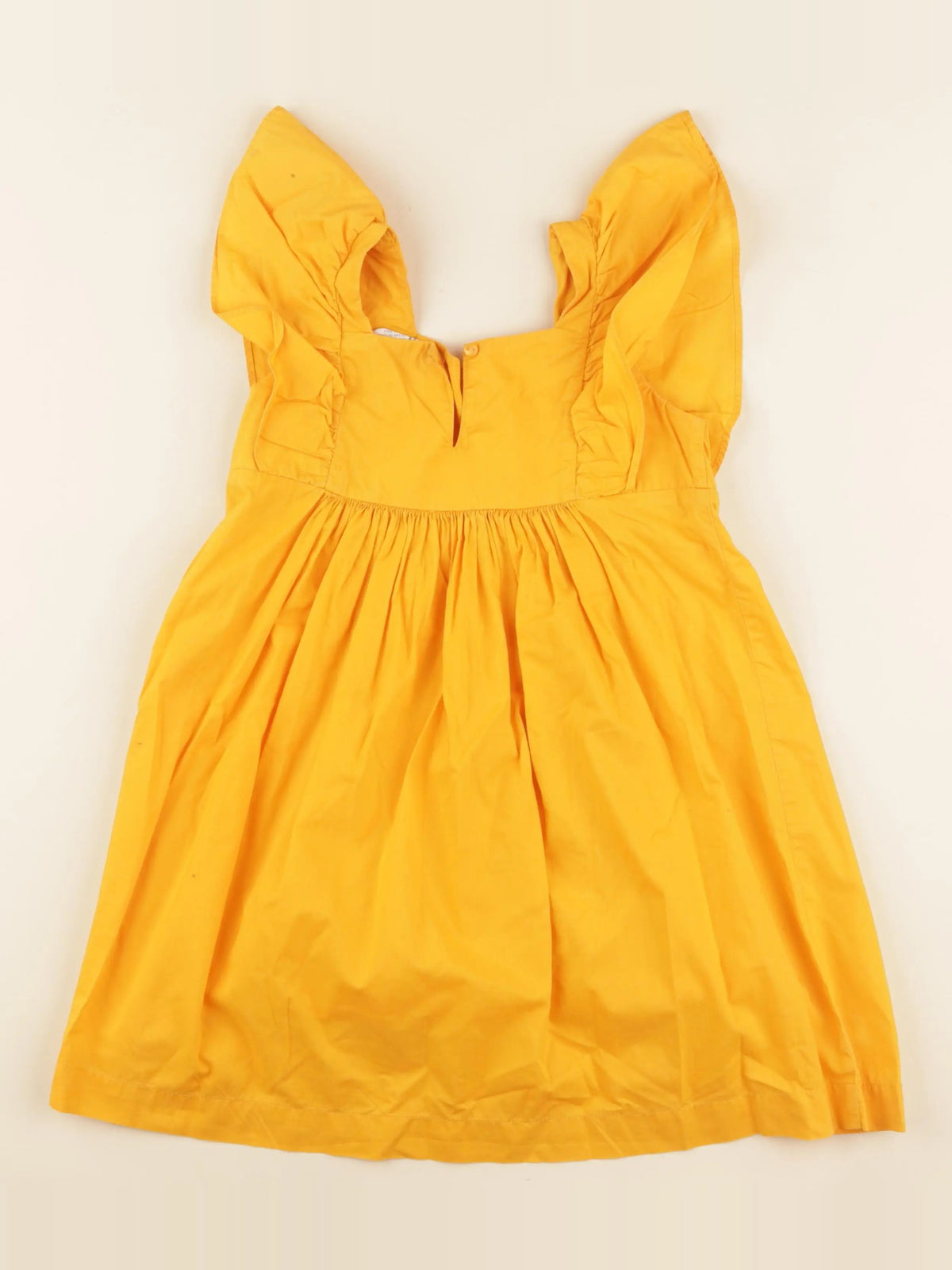 H&M - robe orange - 5/6 ans