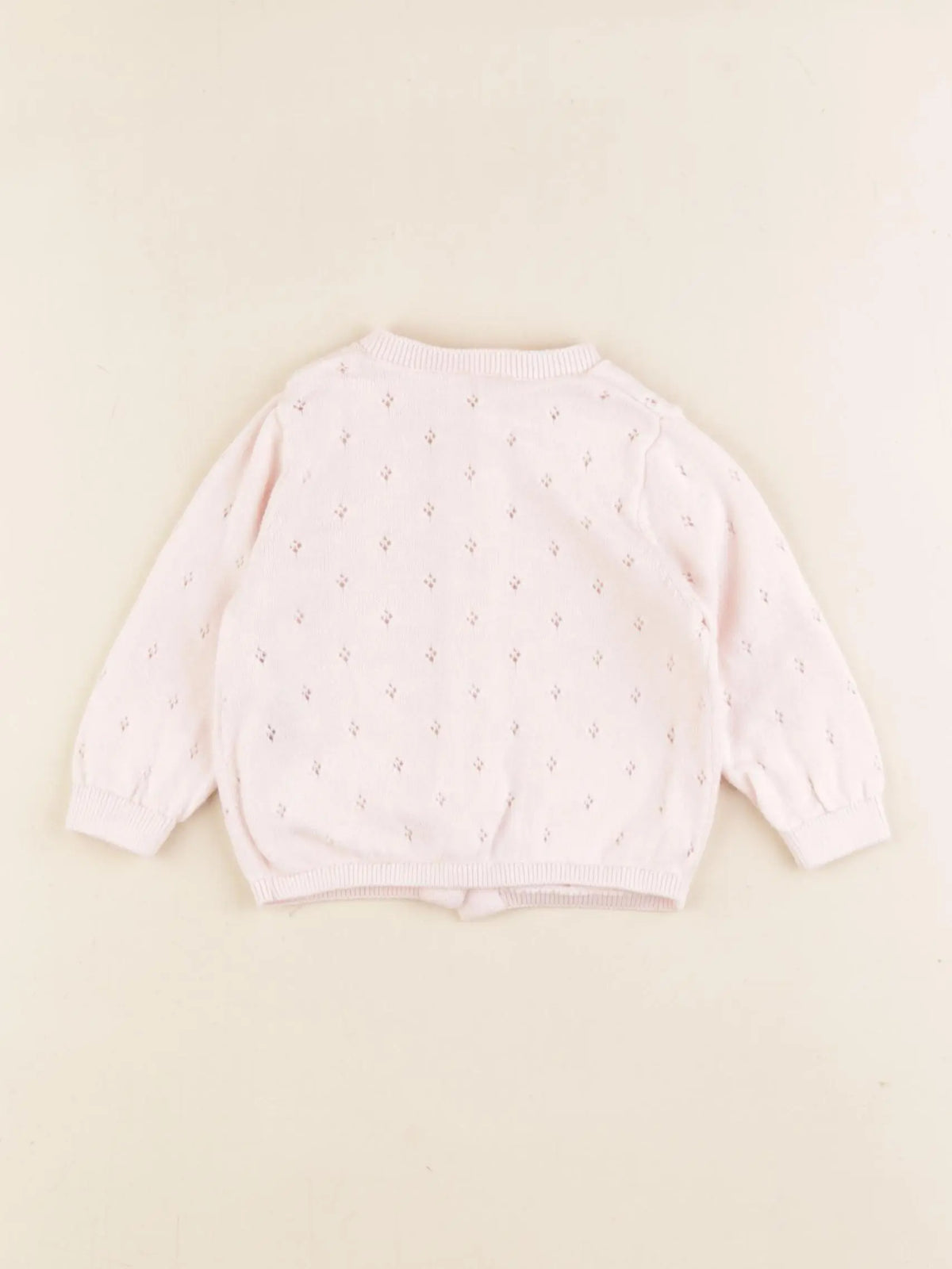 Carrément Beau - gilet rose - 6 mois