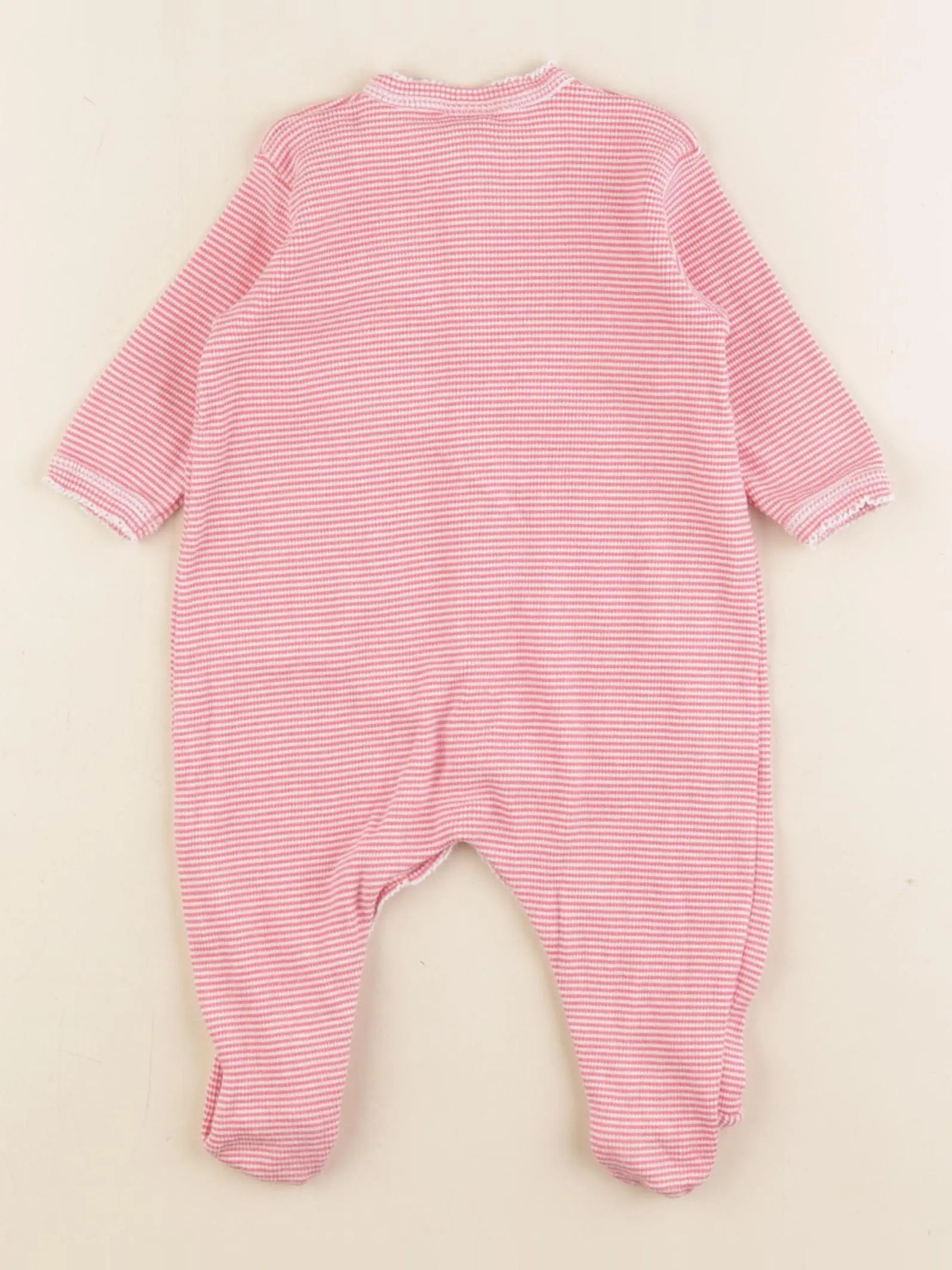 Petit Bateau - pyjama coton rose - 3 mois