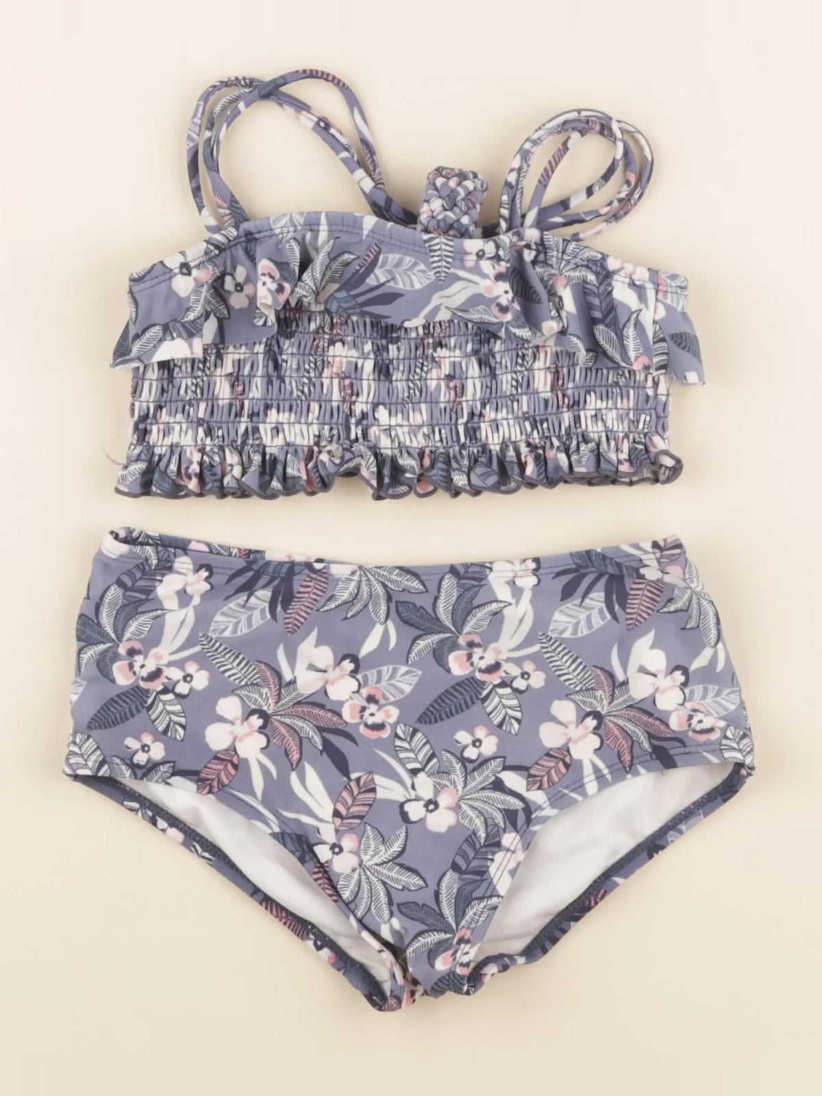 Vertbaudet - maillot de bain bleu - 8 ans