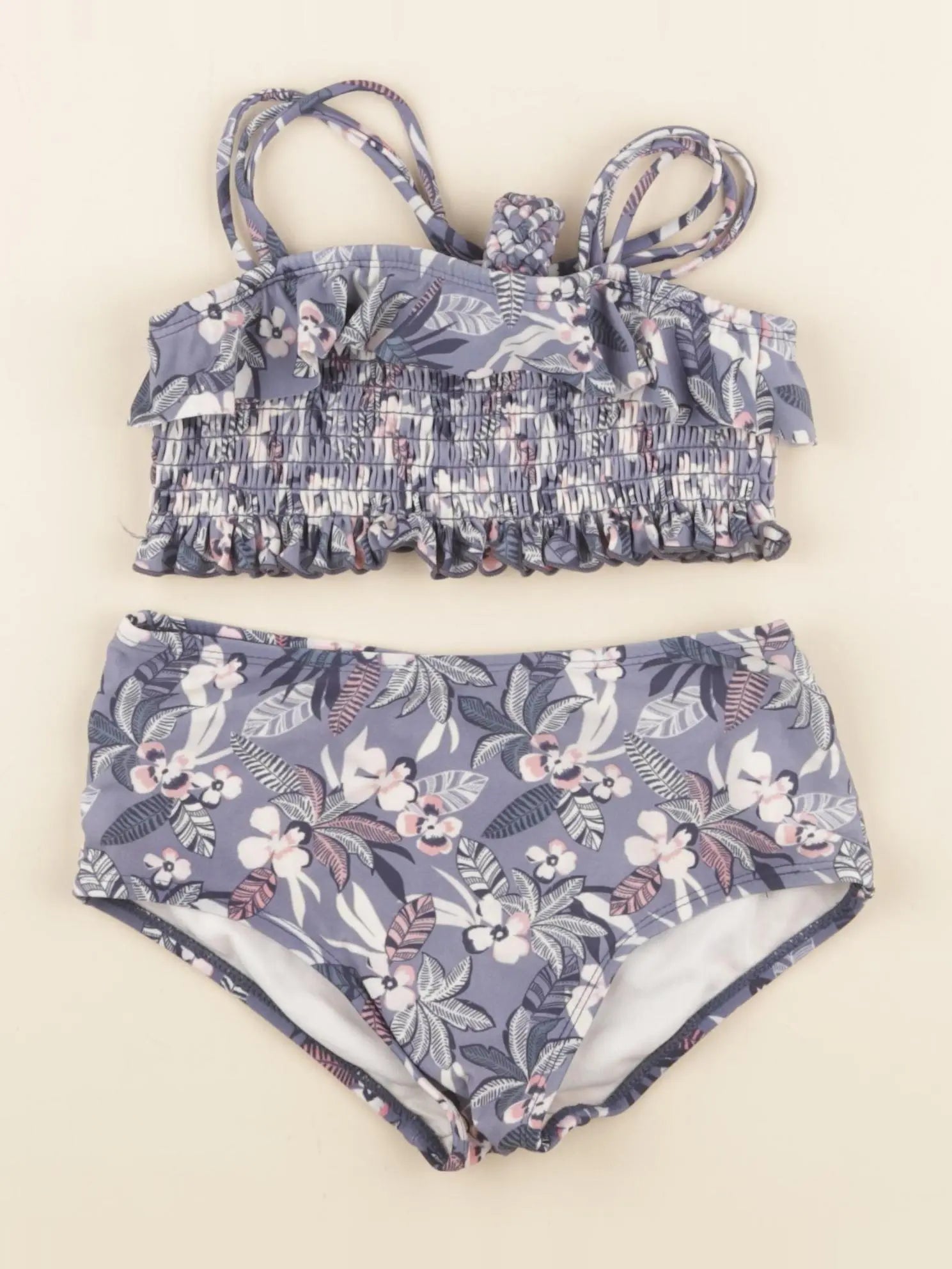 Vertbaudet - maillot de bain bleu - 8 ans
