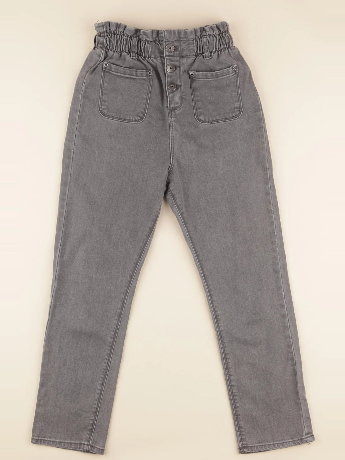 Vertbaudet - jean gris - 10 ans
