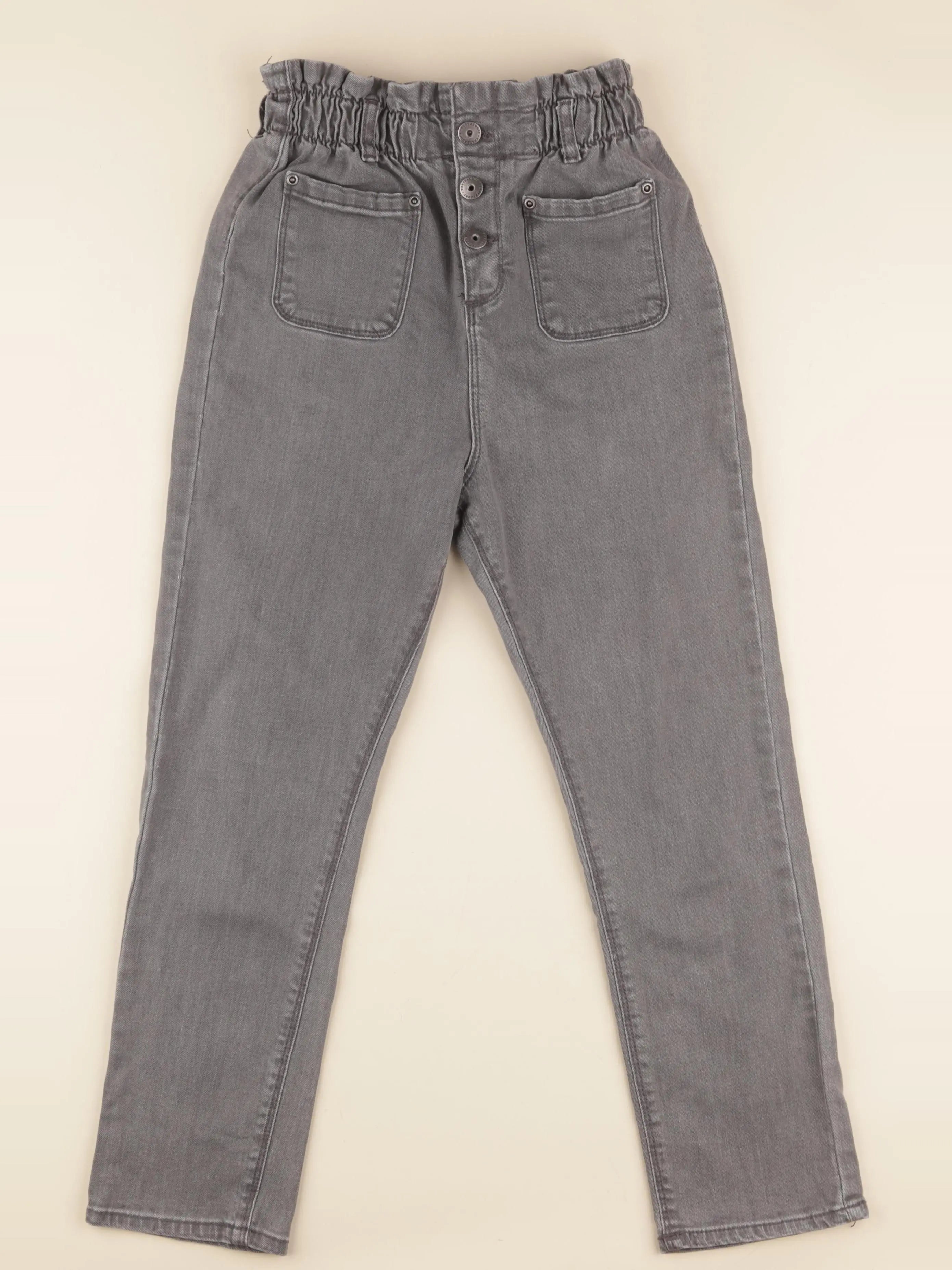 Vertbaudet - jean gris - 10 ans