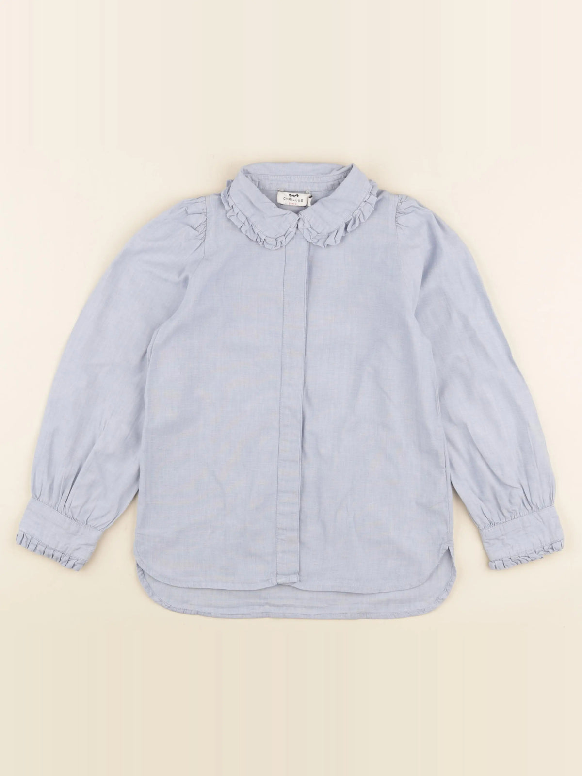 Cyrillus - blouse bleu - 8 ans