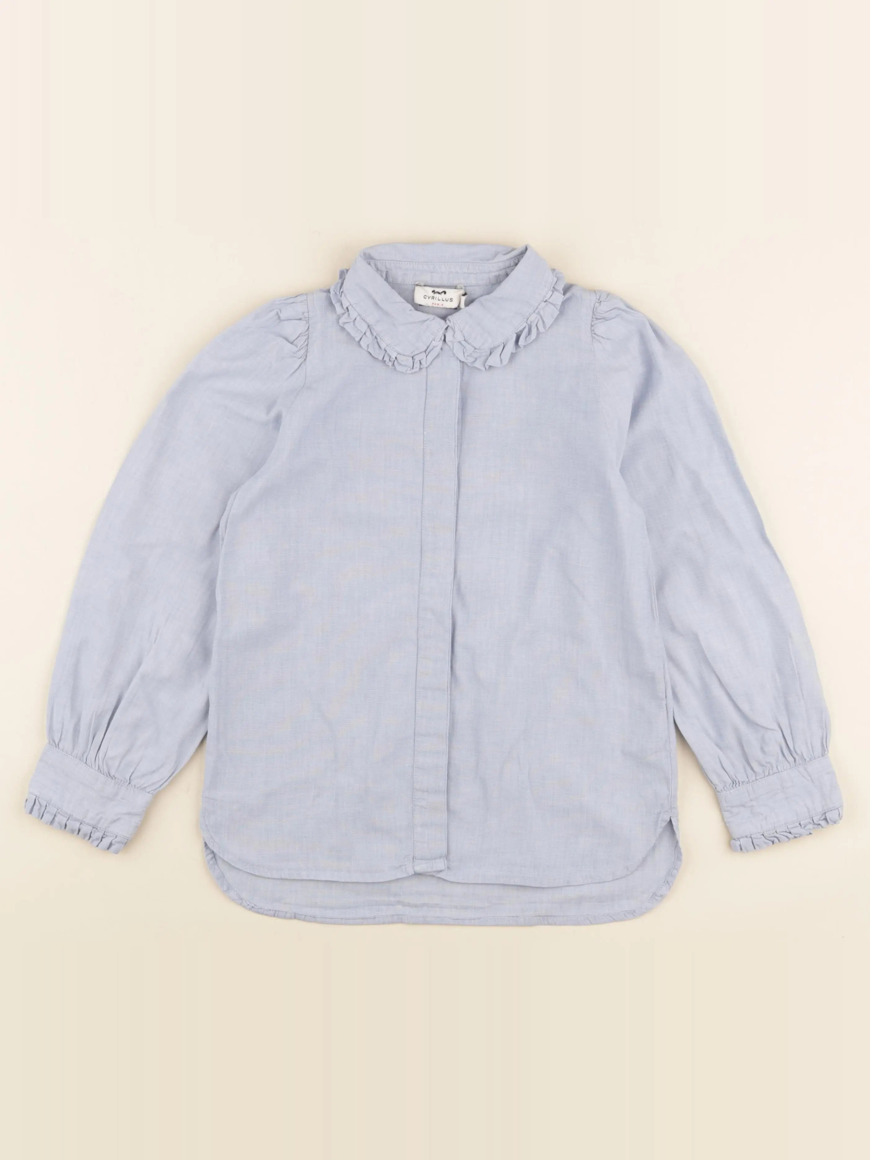 Cyrillus - blouse bleu - 8 ans