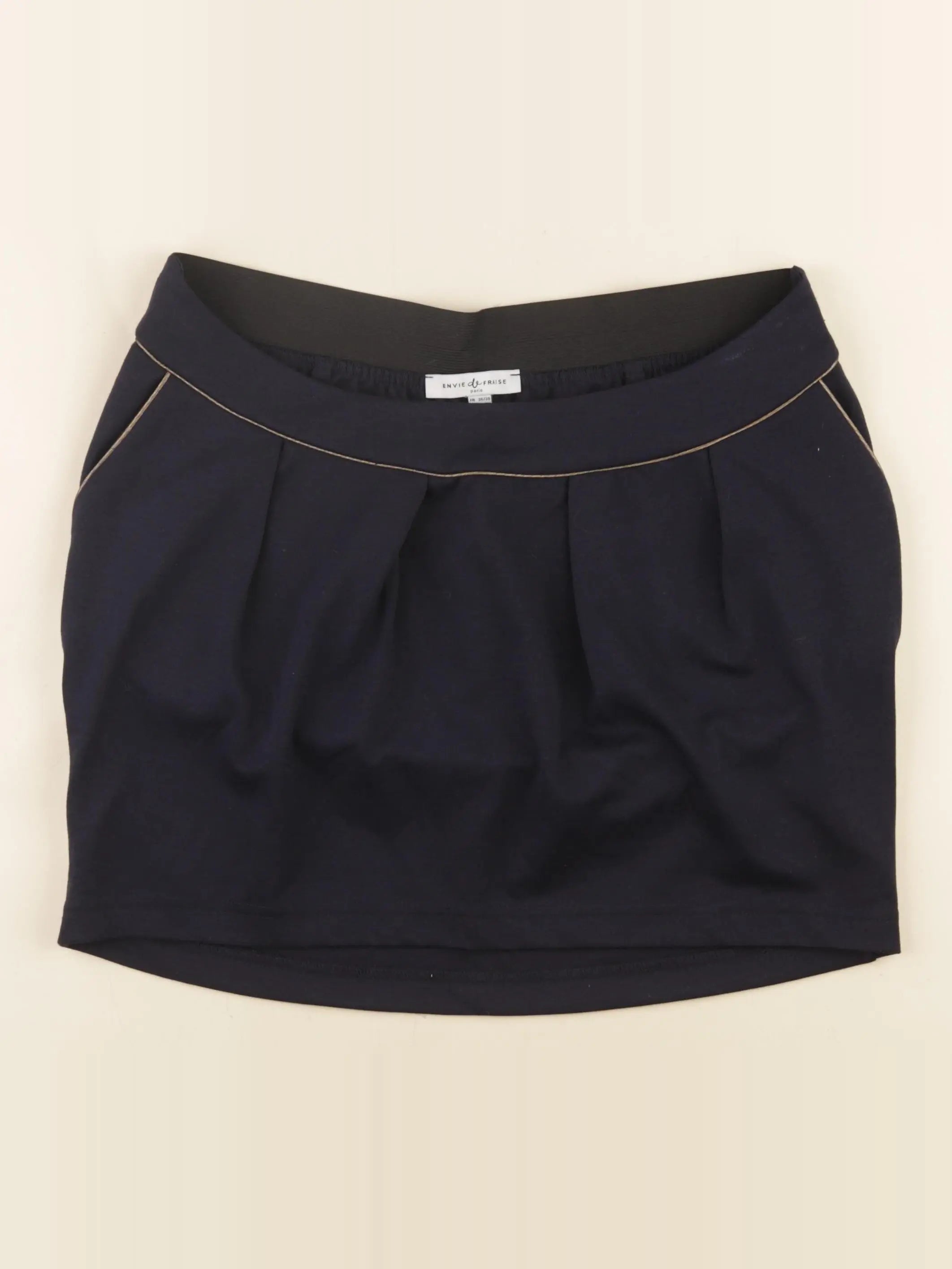 Envie de fraise - jupe grossesse bleu, or - 36 à 38