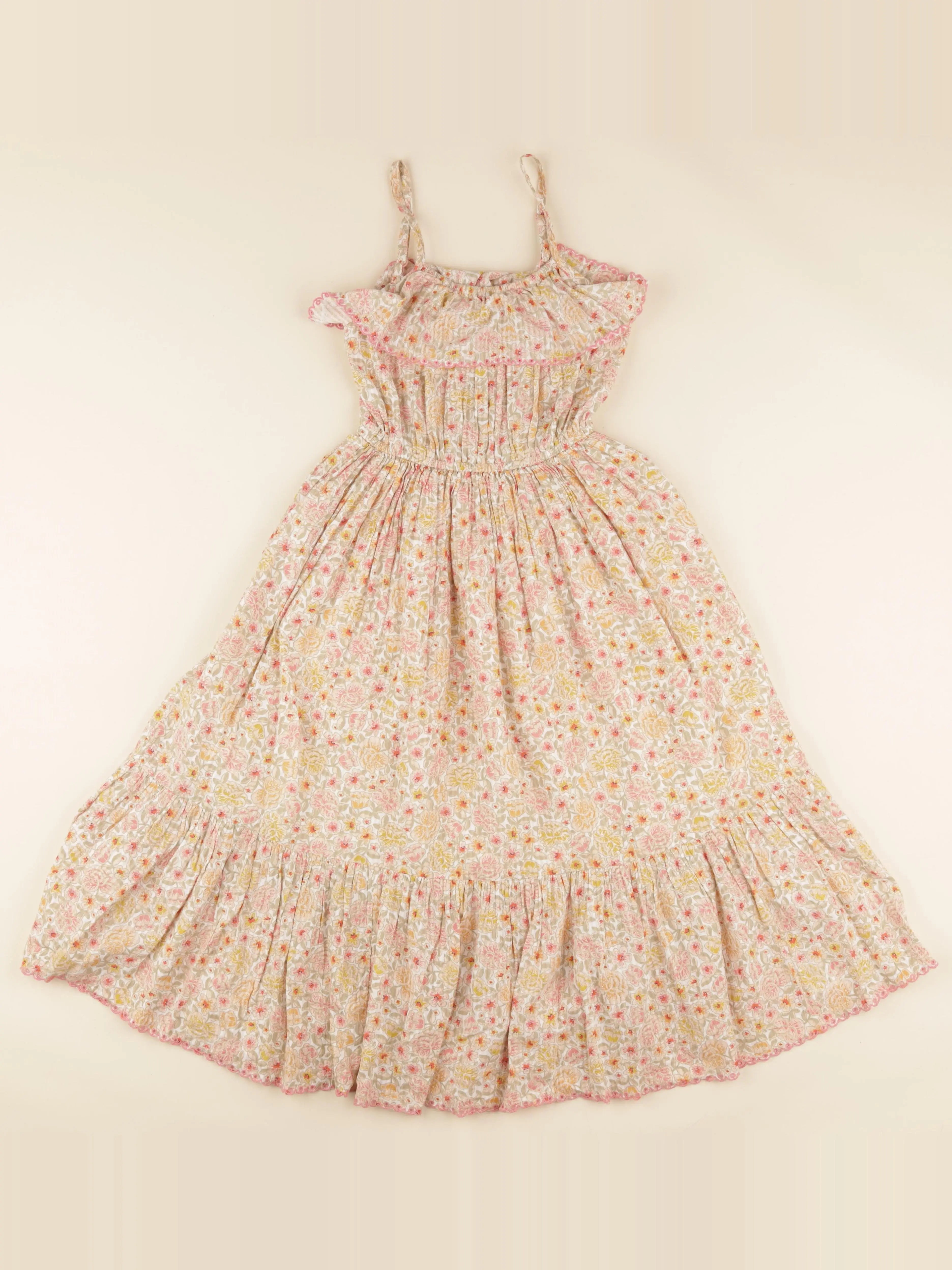 Monoprix - robe multicolore - 8 ans