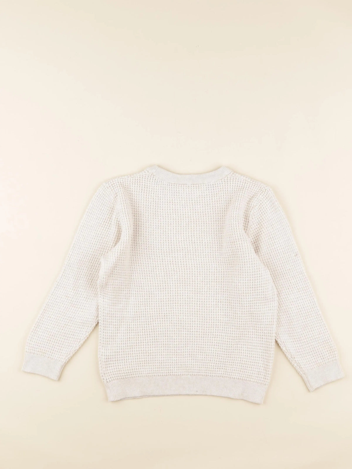 H&M - pull beige - 4/6 ans