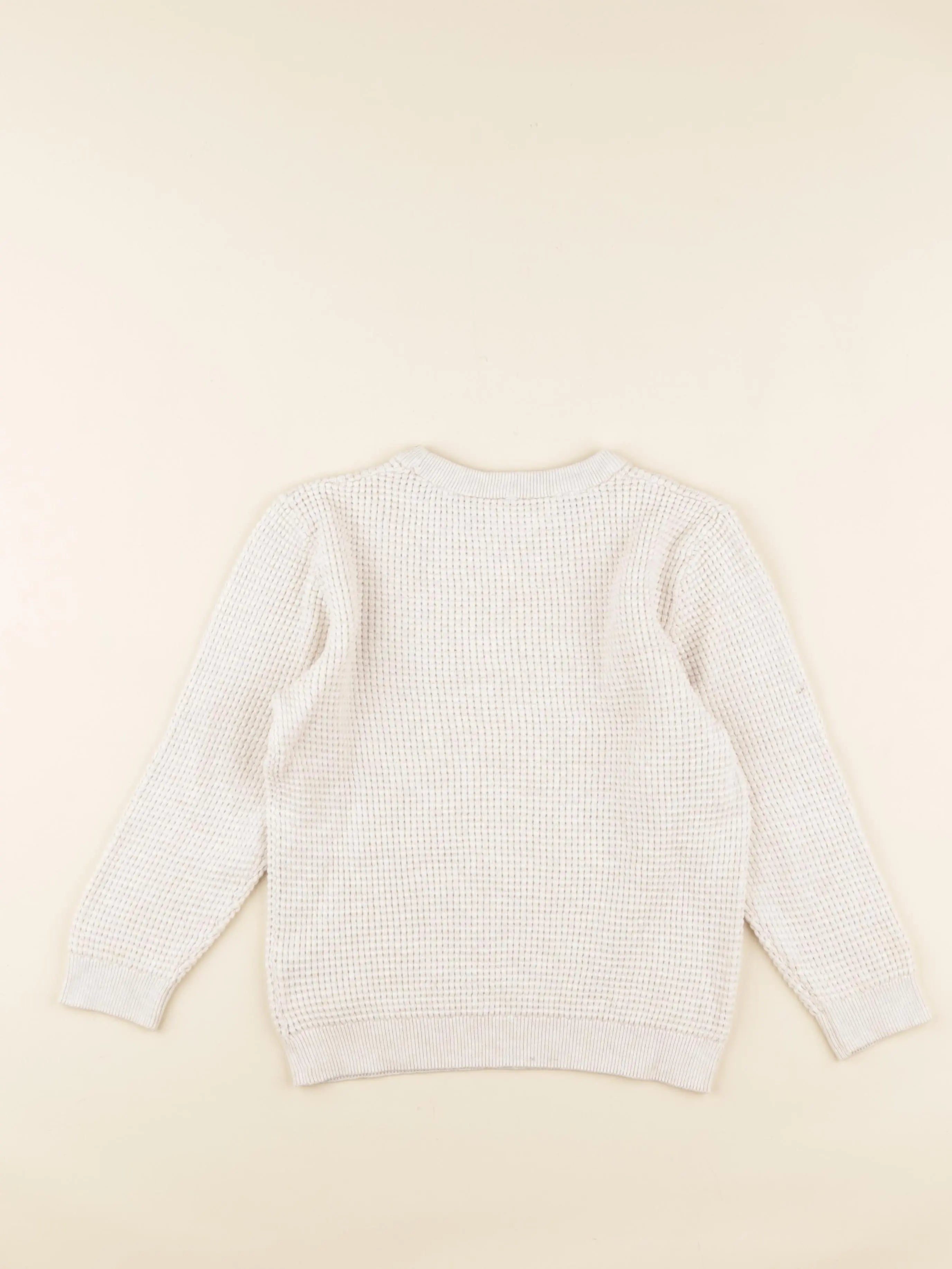 H&M - pull beige - 4/6 ans