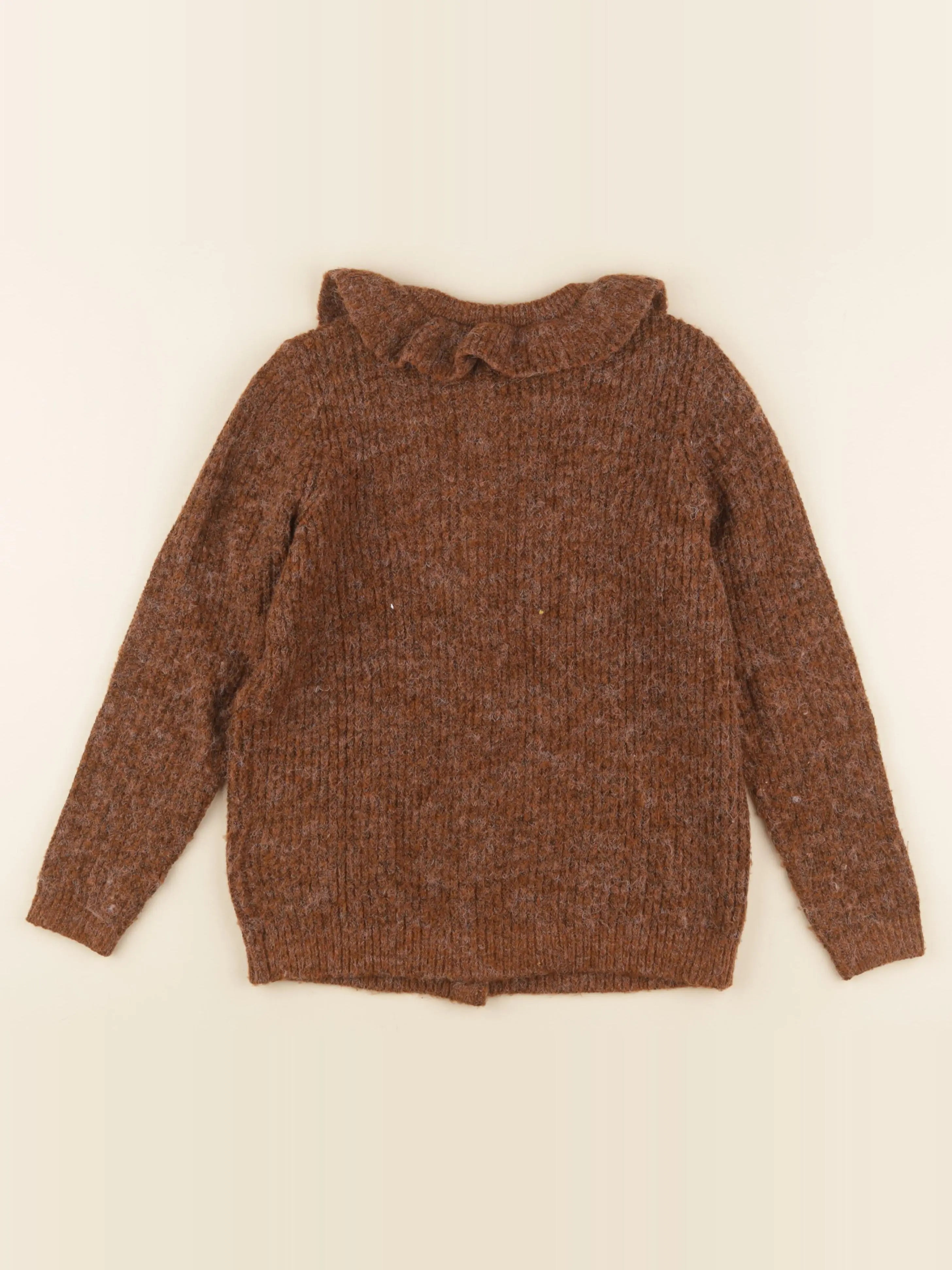 Vertbaudet - gilet marron - 12 ans
