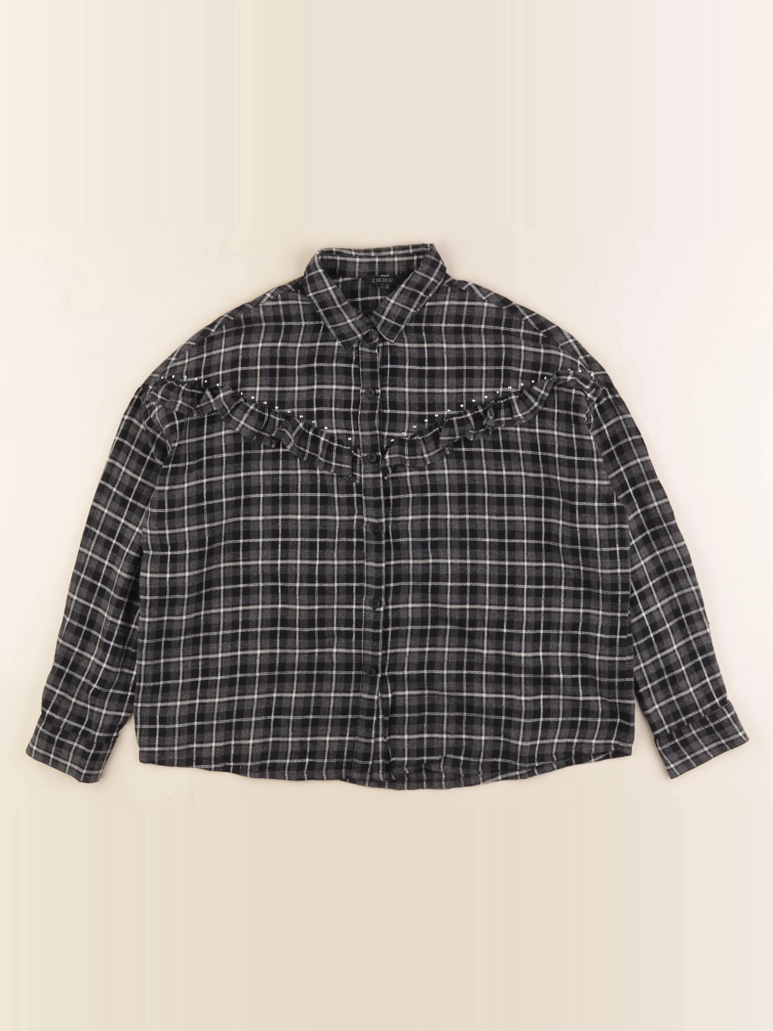 IKKS - chemise noir - 10 ans