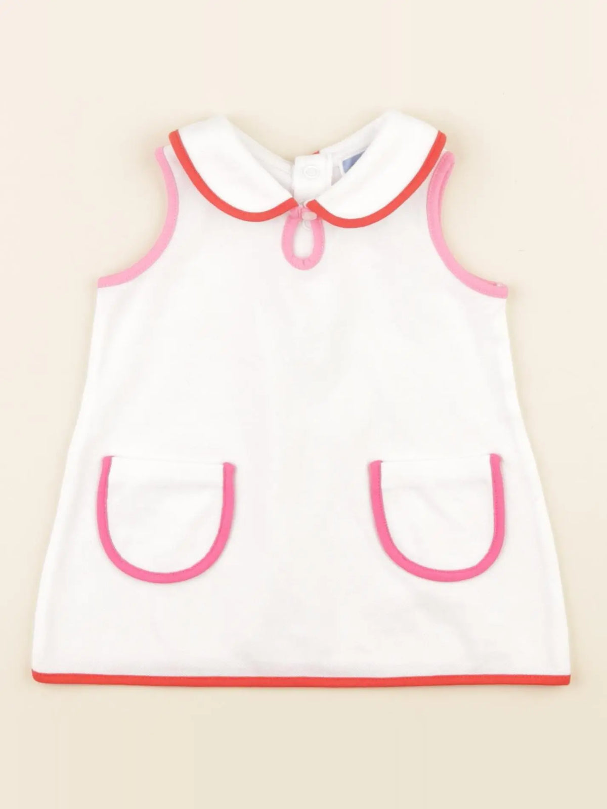 Jacadi - robe blanc - 6 mois