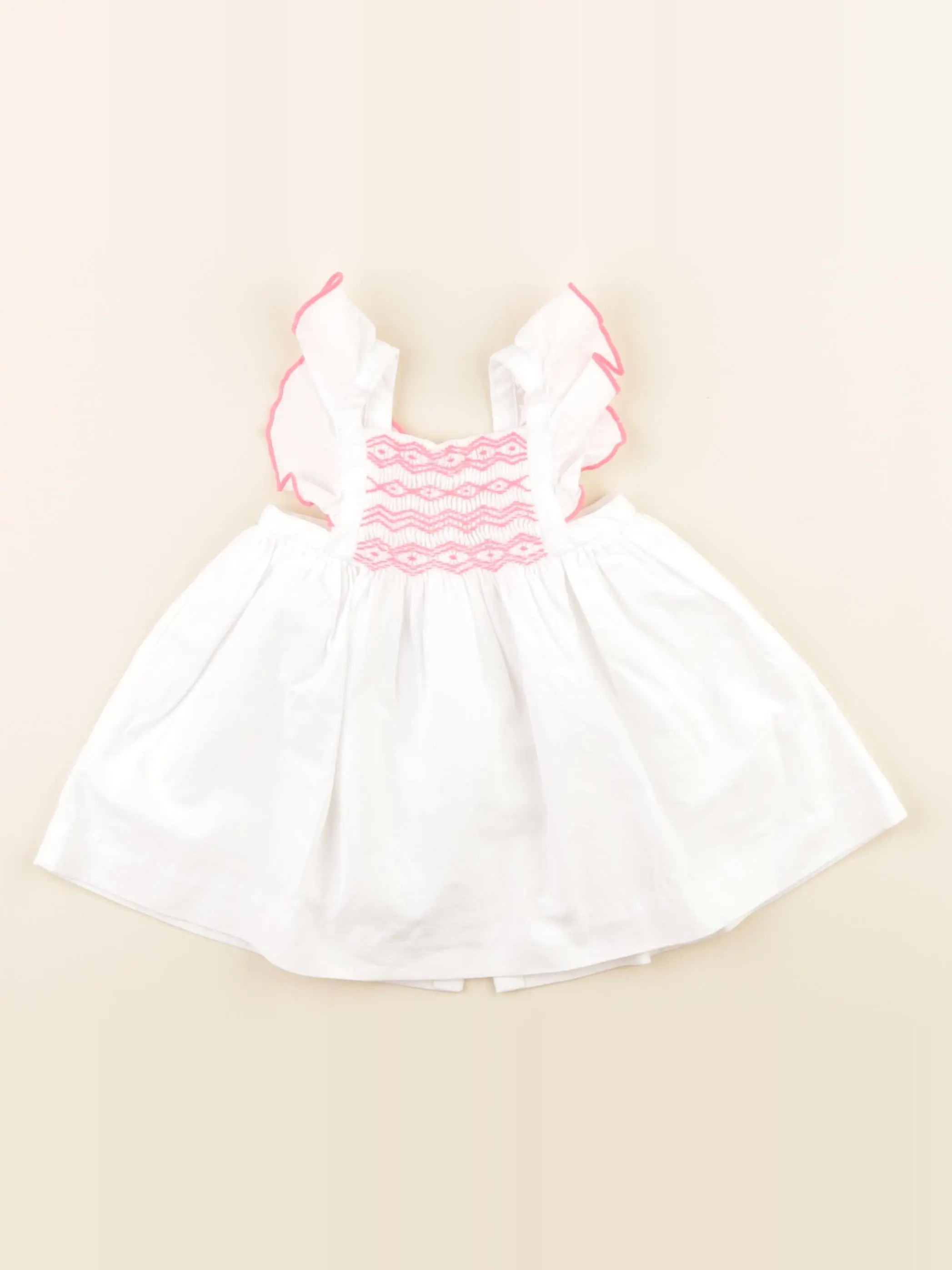 Jacadi - robe blanc - 6 mois