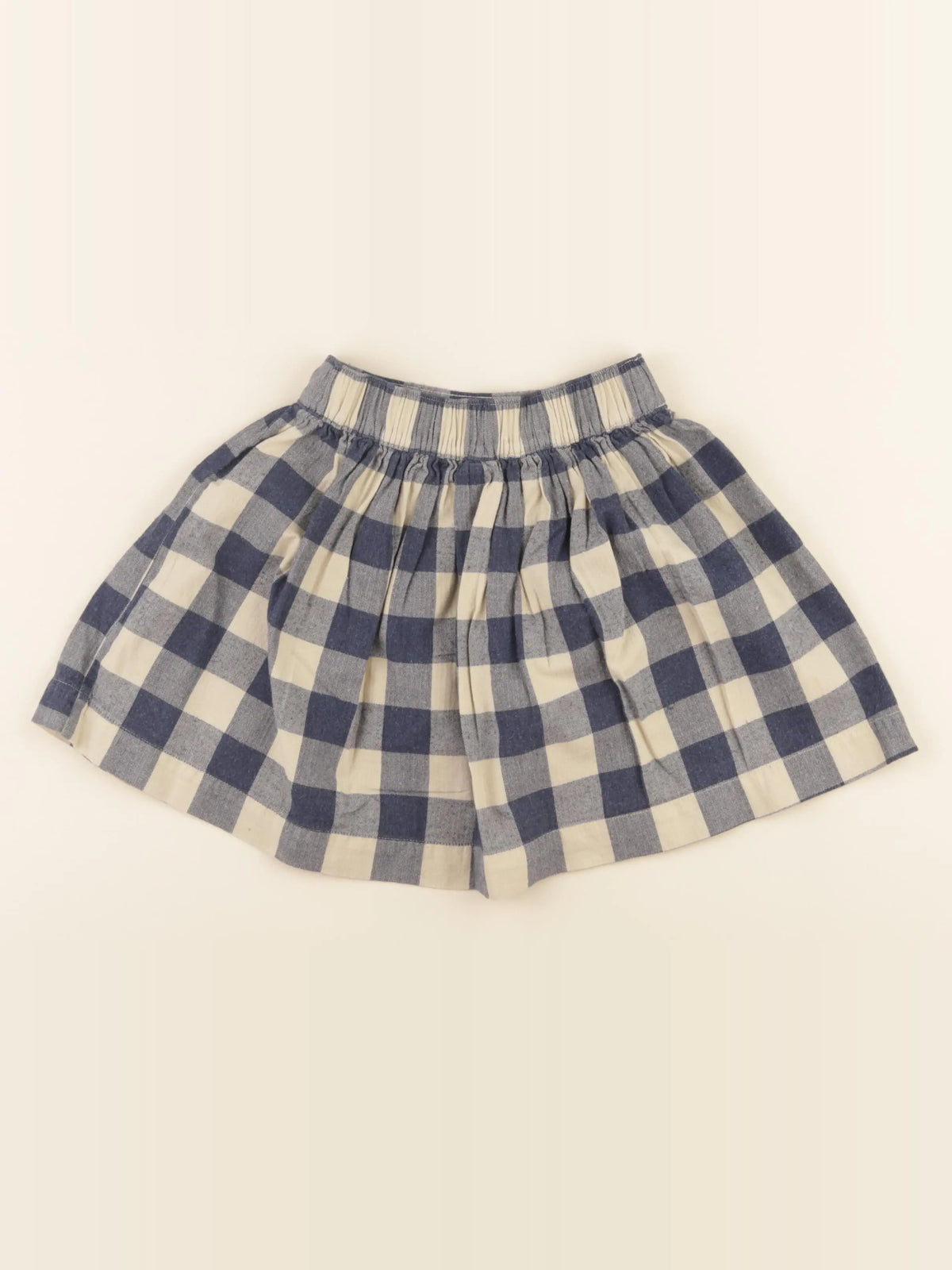 Petit Bateau - jupe bleu, beige - 6 ans