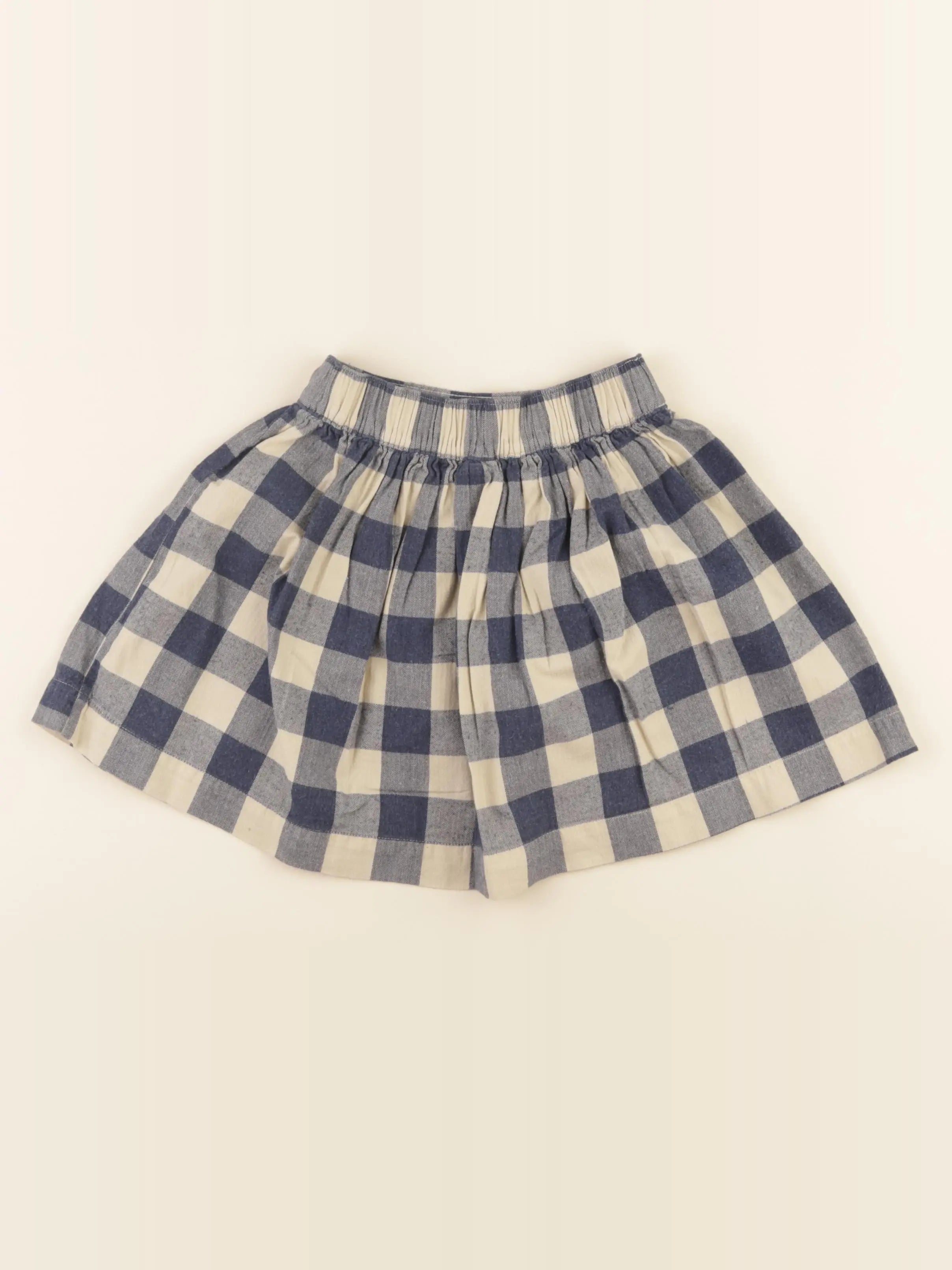 Petit Bateau - jupe bleu, beige - 6 ans