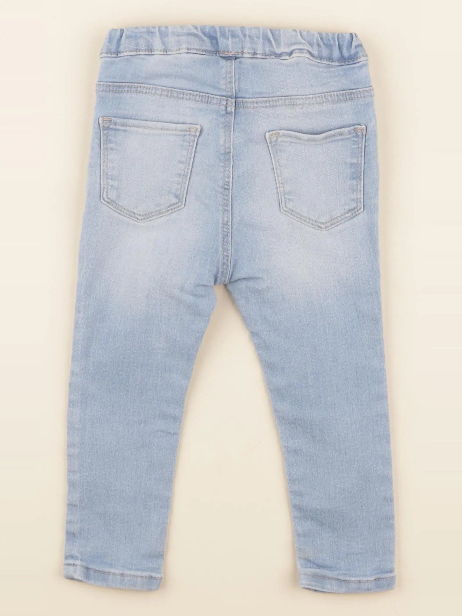H&M - jegging bleu - 12/18 mois