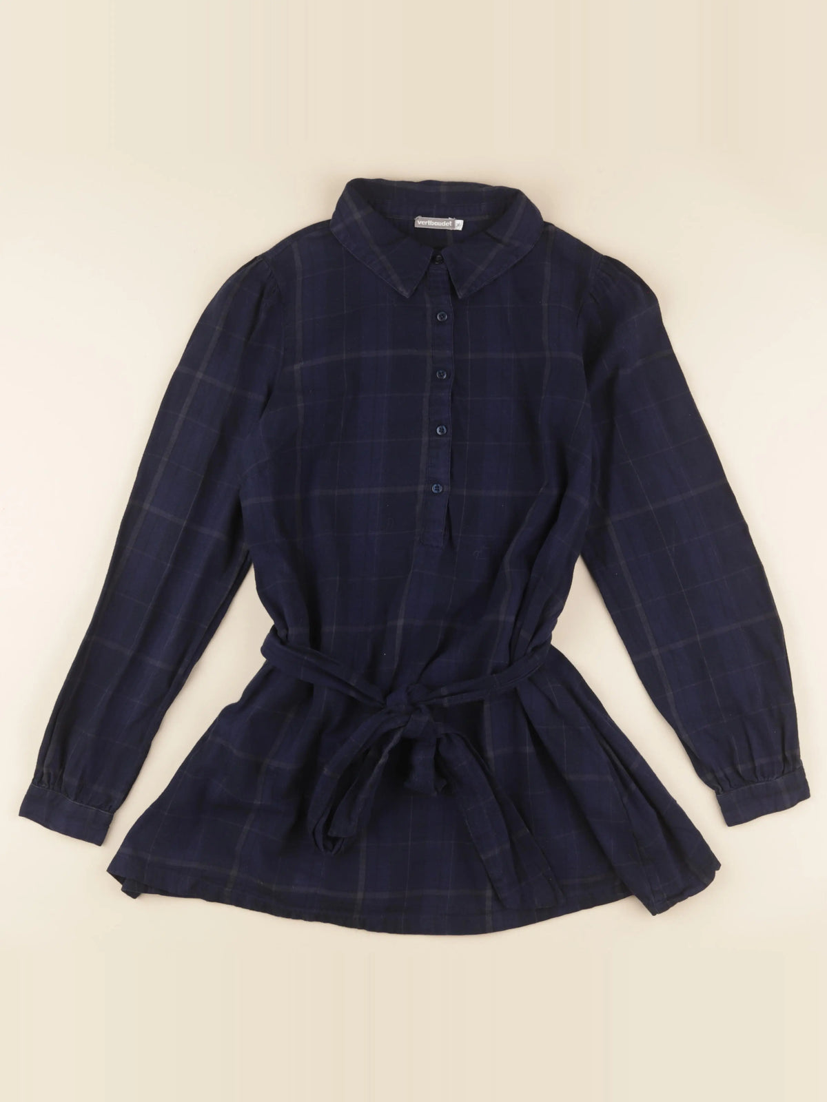 Vertbaudet - chemise grossesse bleu - 36