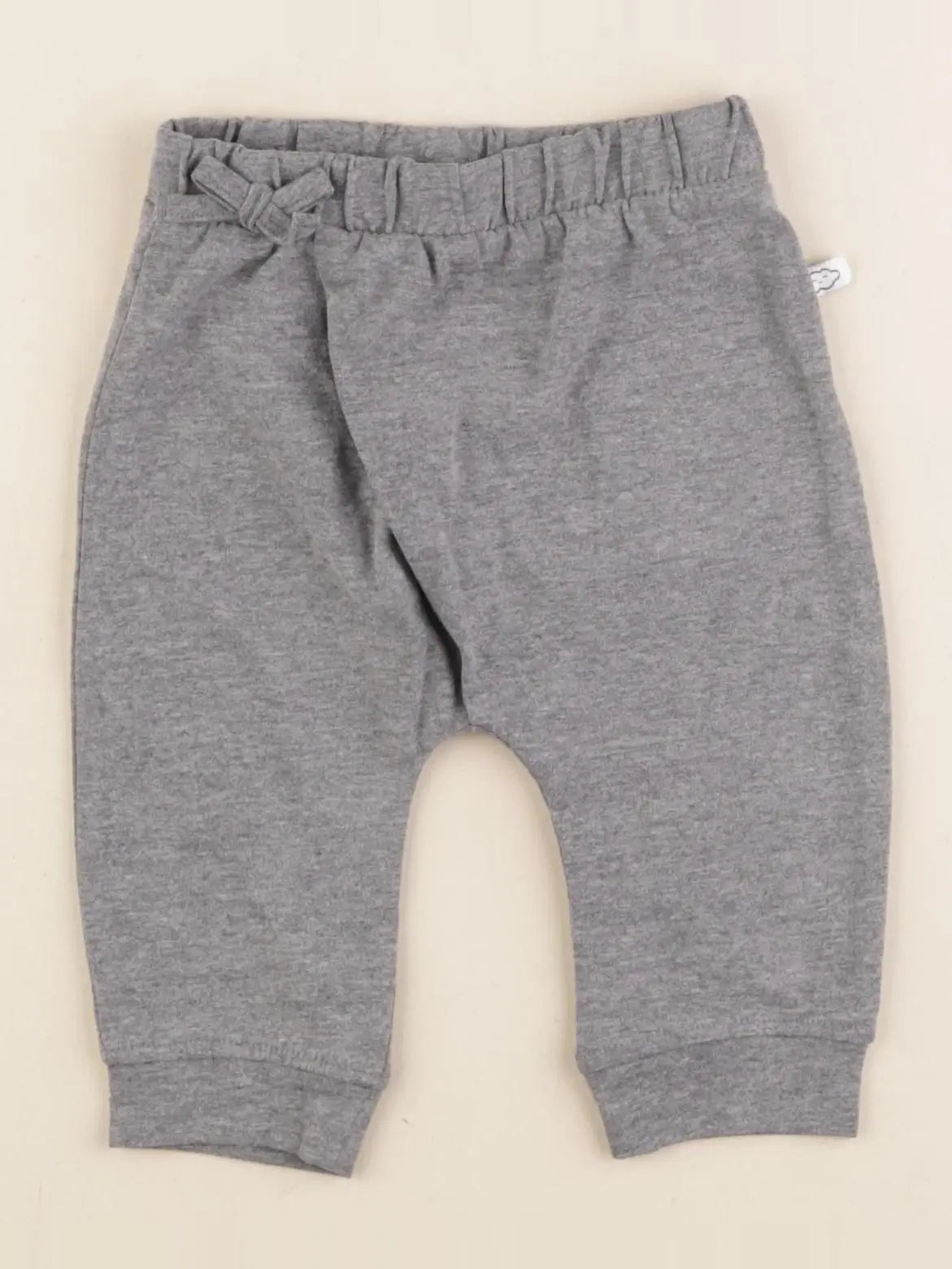 Vertbaudet - sarouel gris - 6 mois