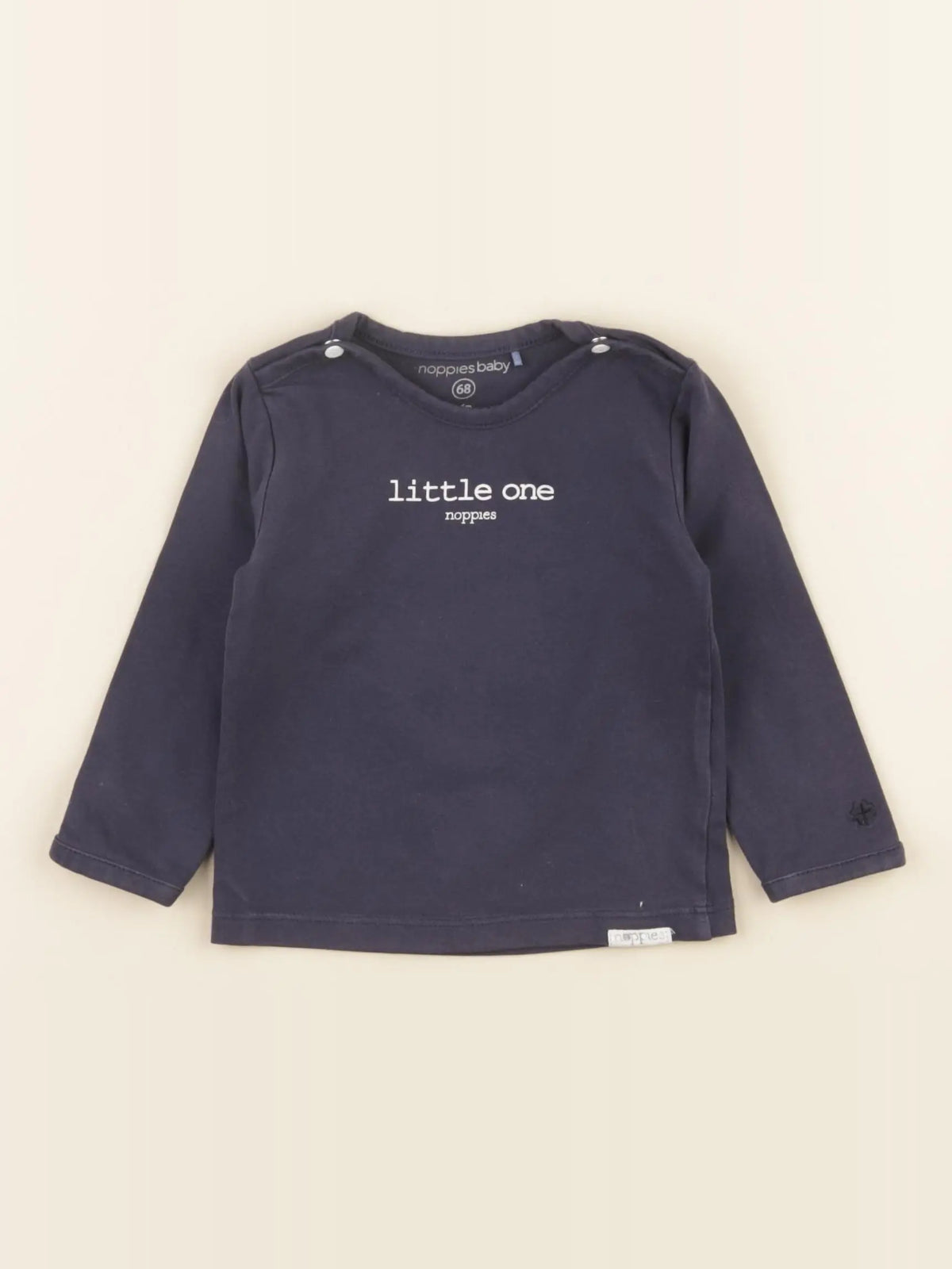 Noppies - tee-shirt bleu - 4/6 mois