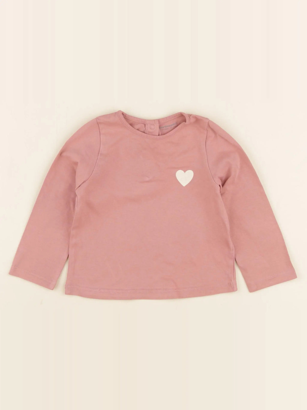Vertbaudet - tee-shirt rose - 18 mois
