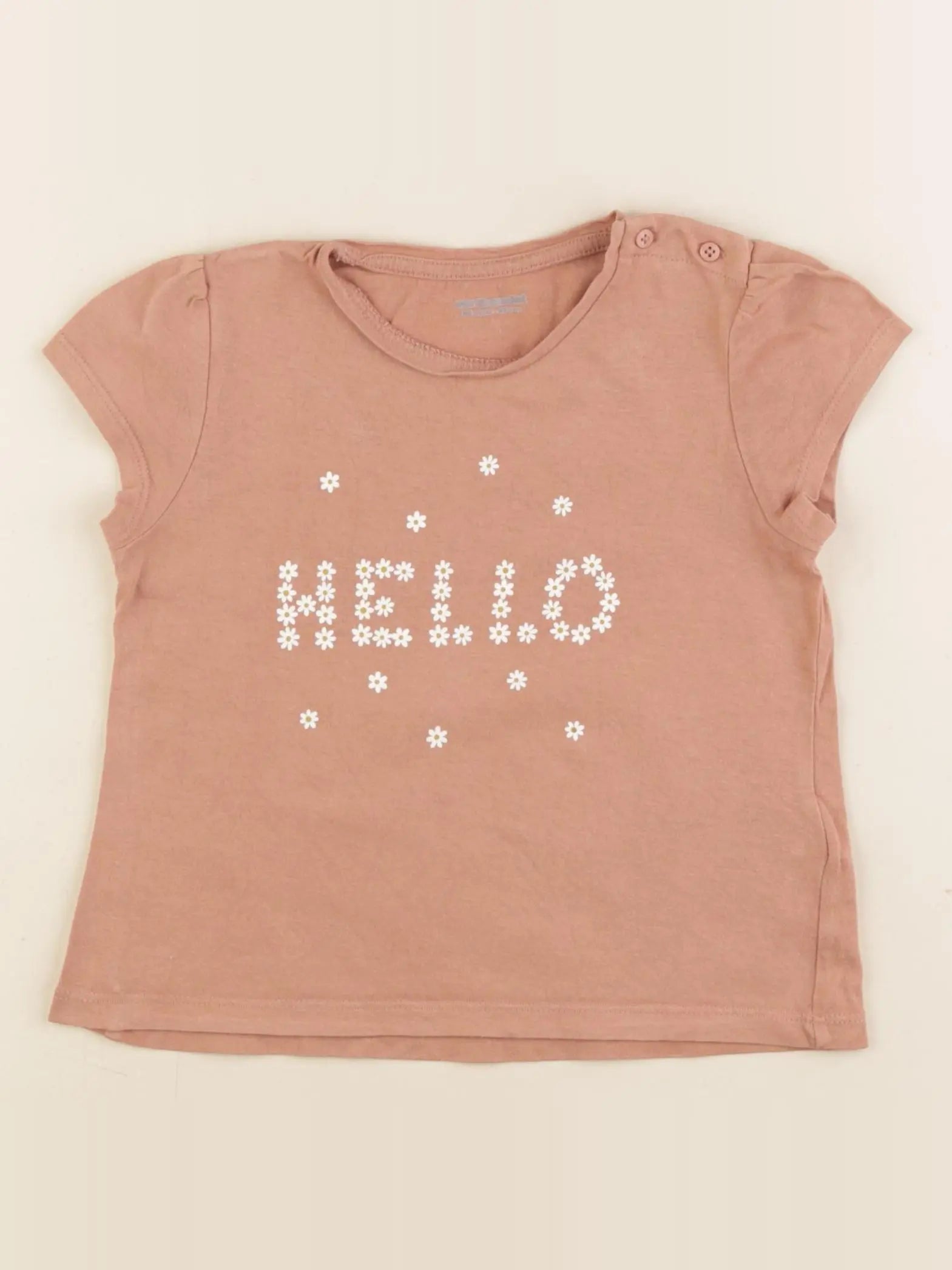 Vertbaudet - tee-shirt marron - 36 mois