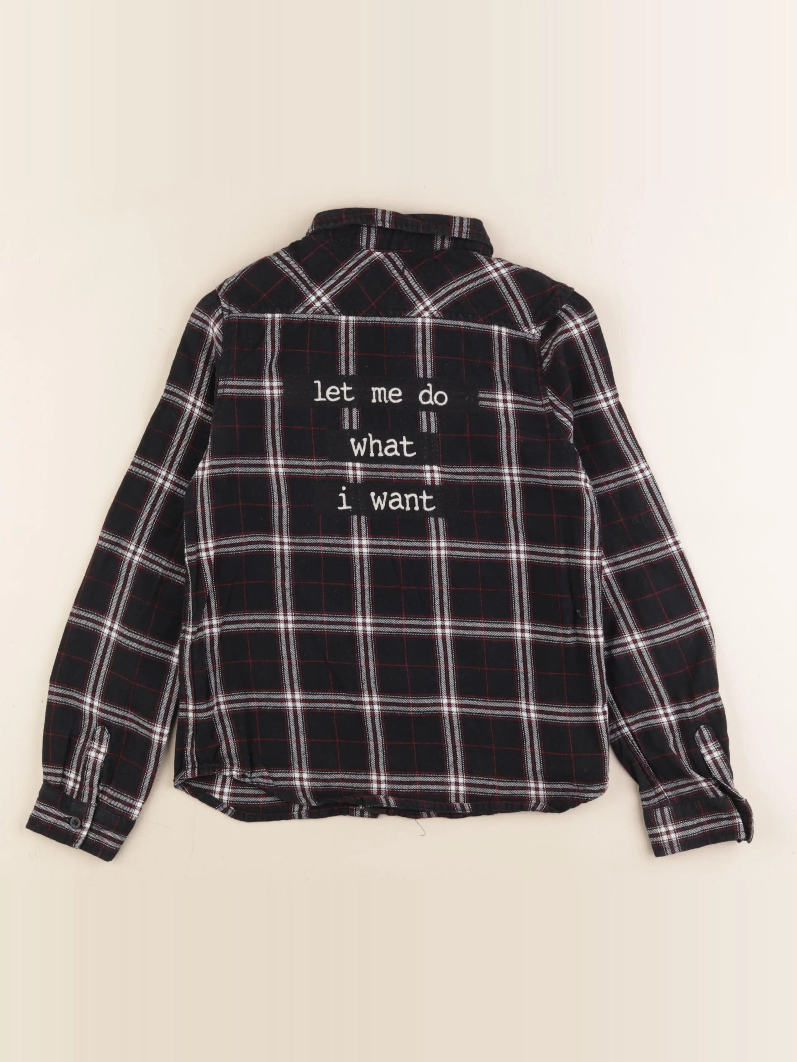 IKKS - chemise imprimé au dos noir - 8 ans