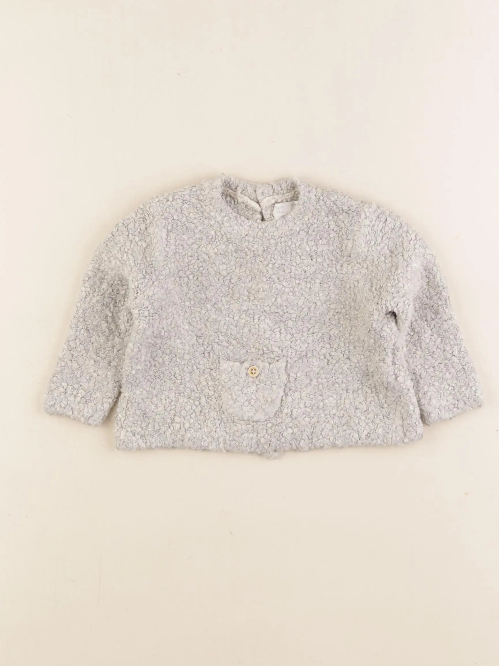 Zara - pull gris - 3/6 mois