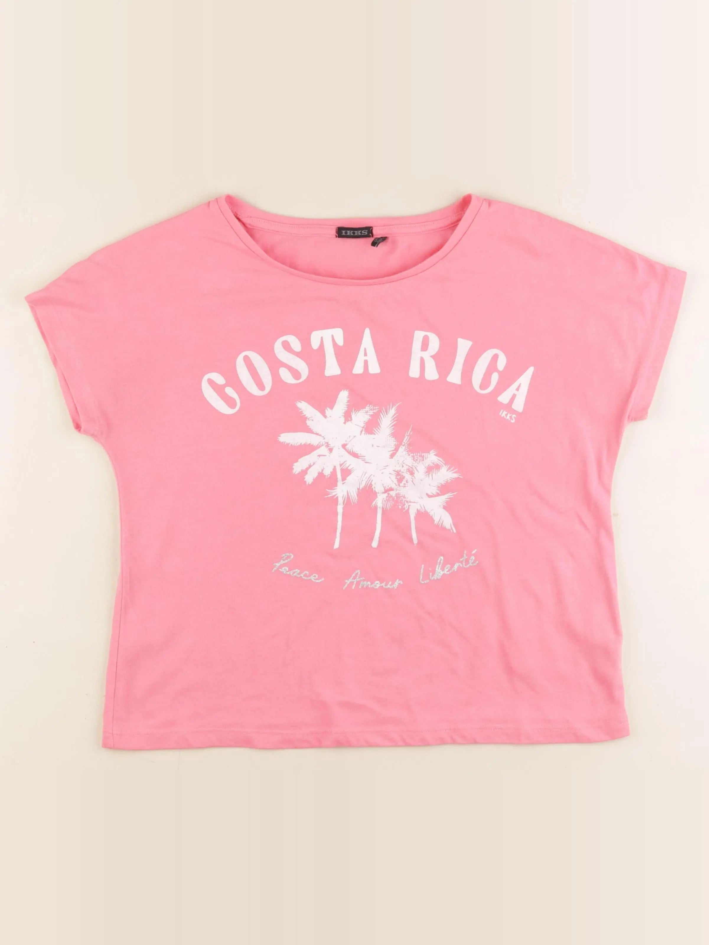 IKKS - tee-shirt rose - 12 ans