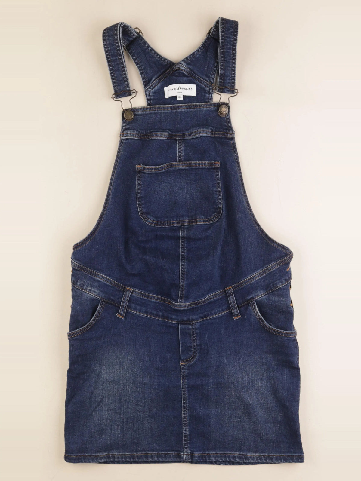 Envie de fraise - robe grossesse bleu - 34
