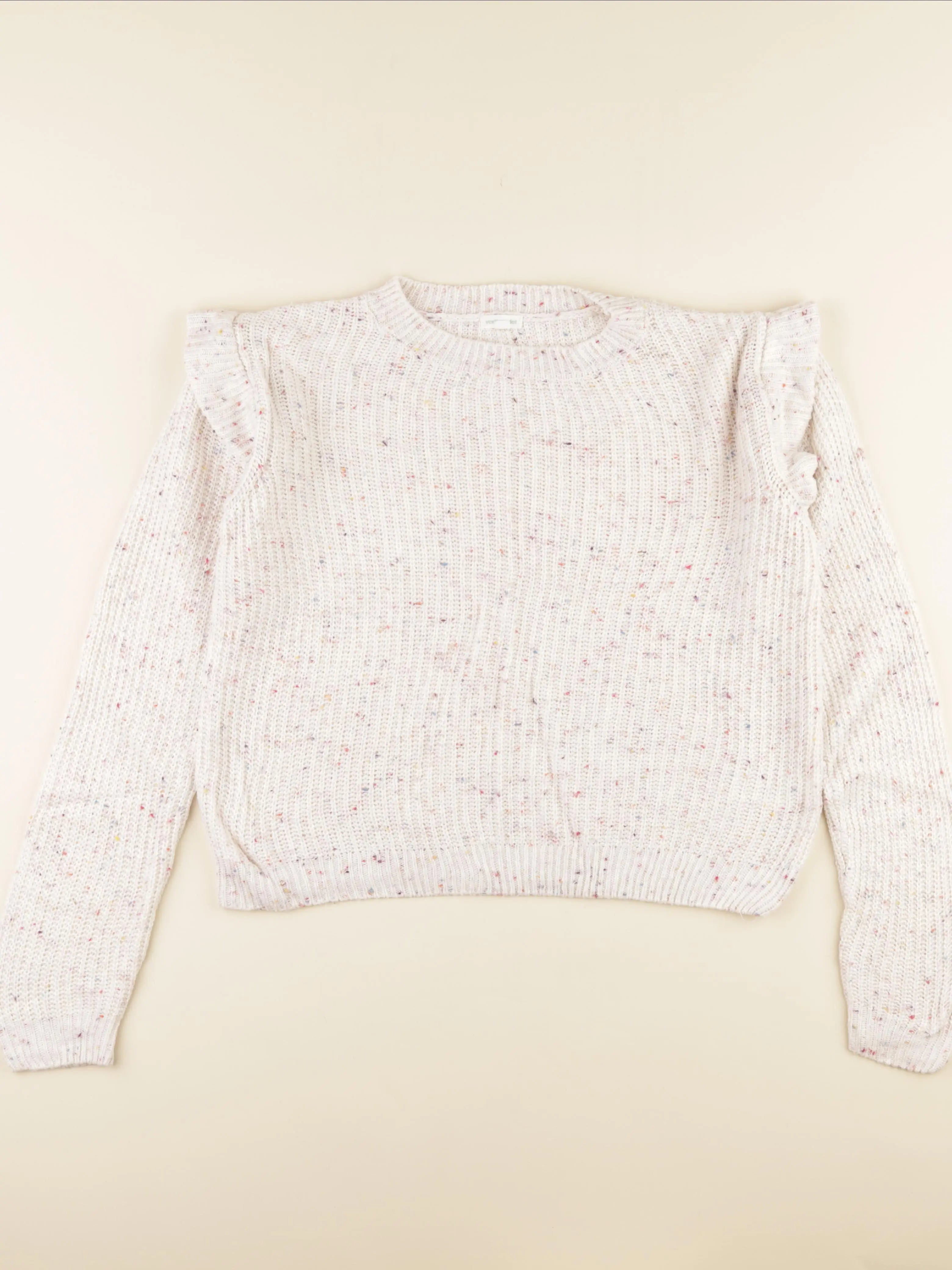Vertbaudet - pull blanc - 10 ans