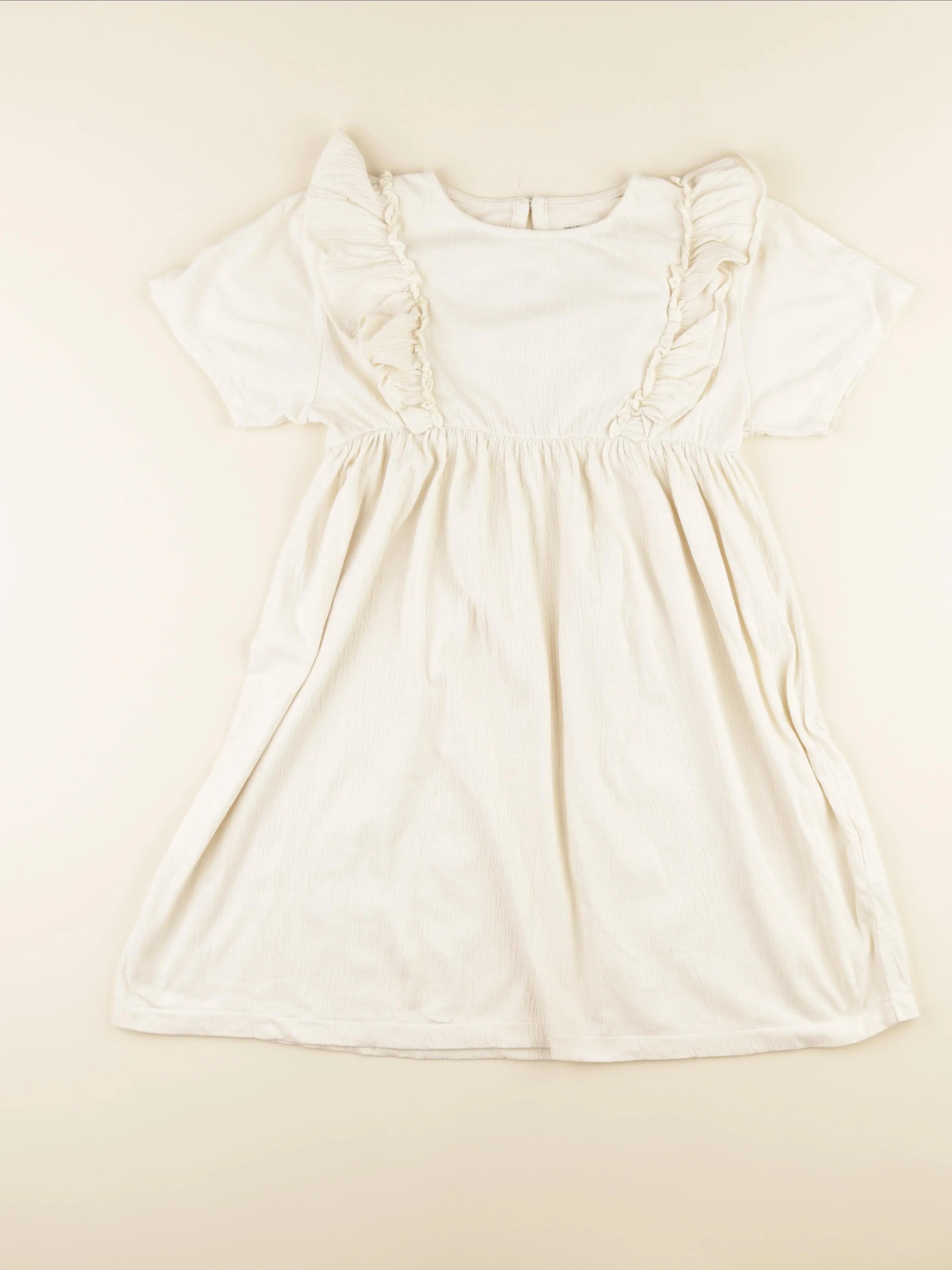Vertbaudet - robe beige - 10 ans