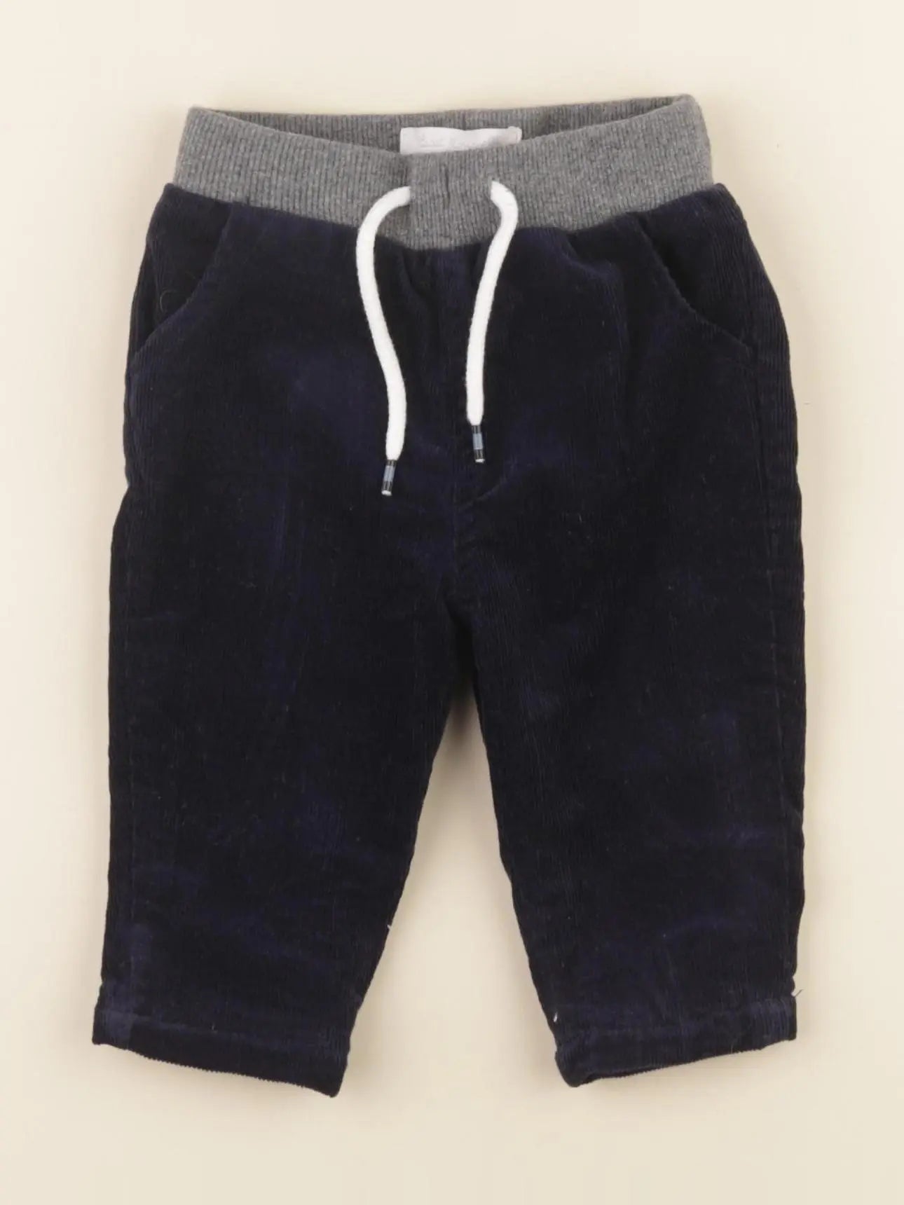 Cadet Rousselle - pantalon doublé bleu - 6 mois