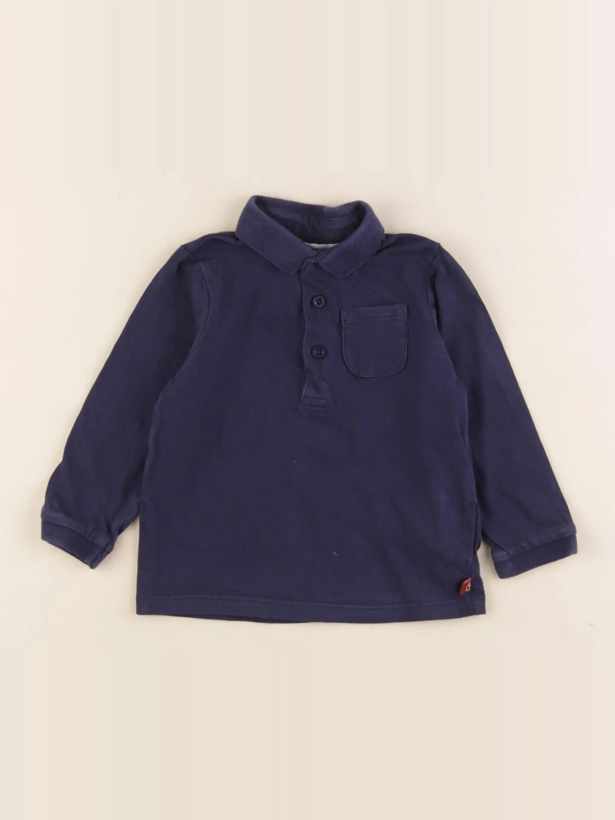 Cadet Rousselle - polo bleu - 12 mois