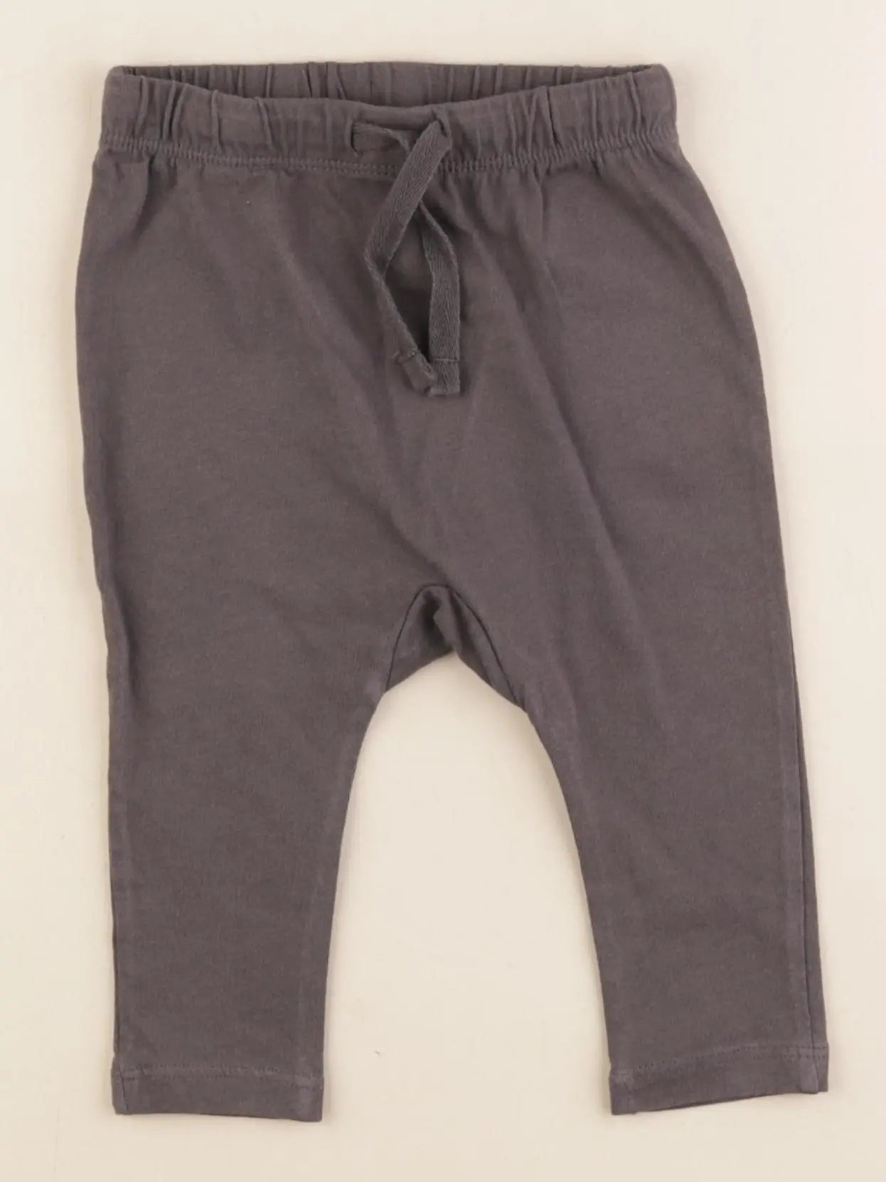 H&M - sarouel gris - 6/9 mois