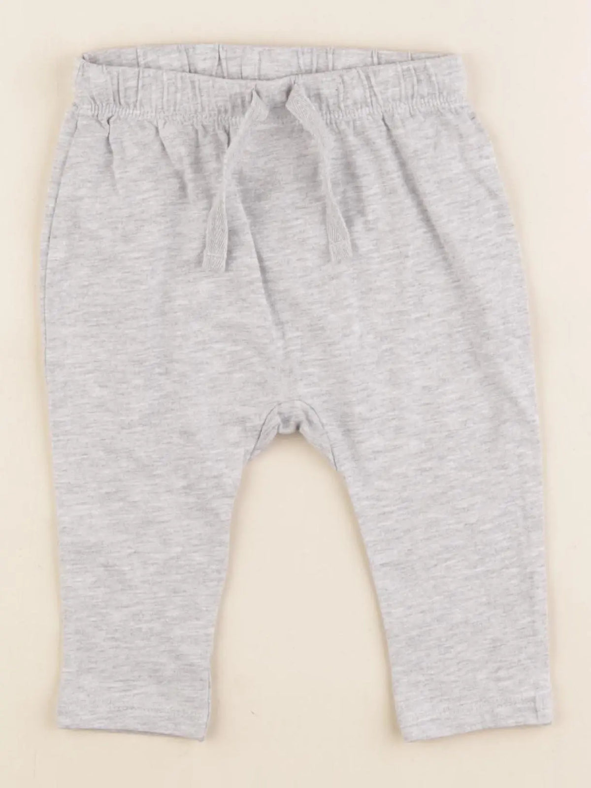 H&M - sarouel gris - 6/9 mois