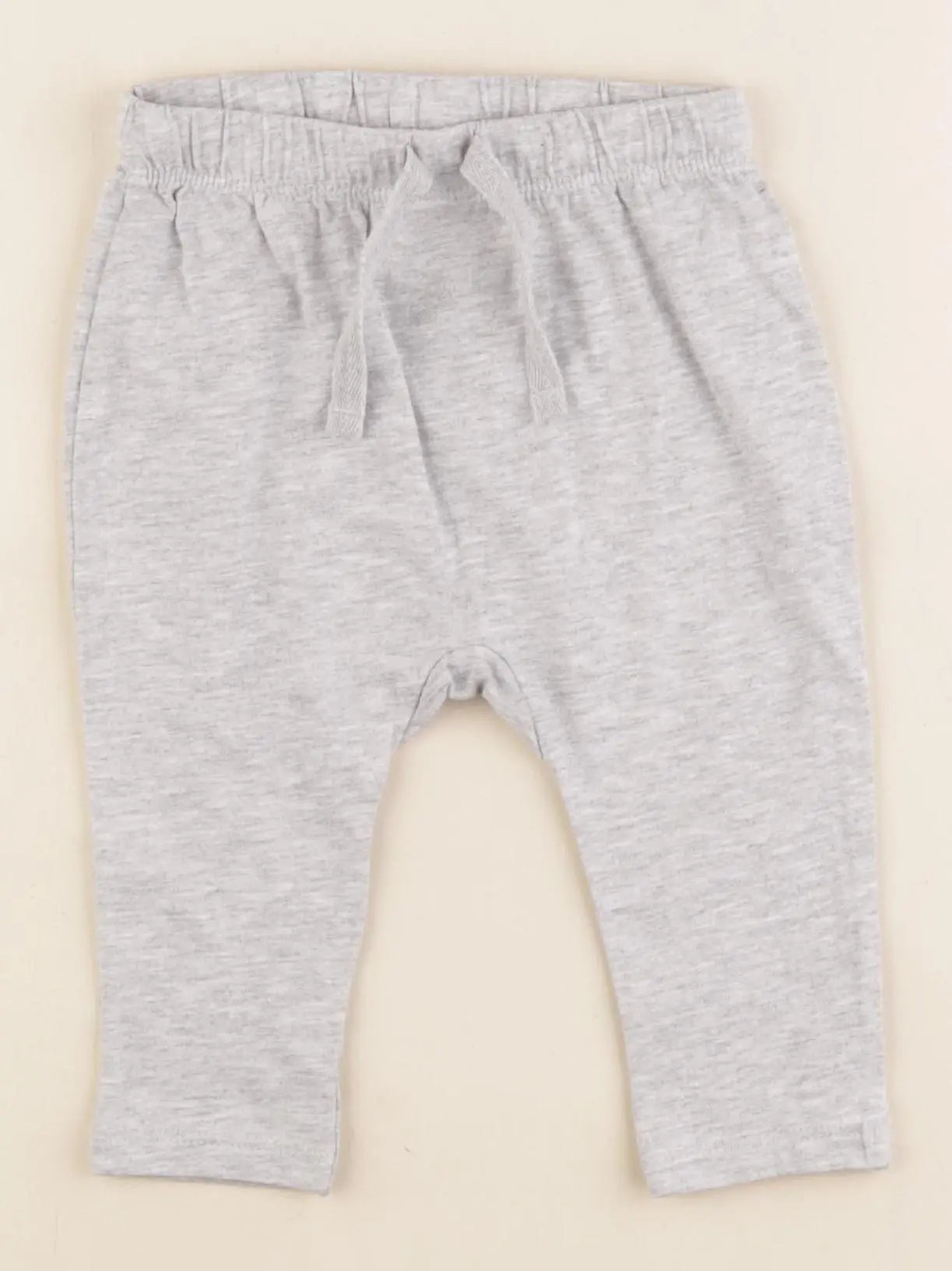 H&M - sarouel gris - 6/9 mois
