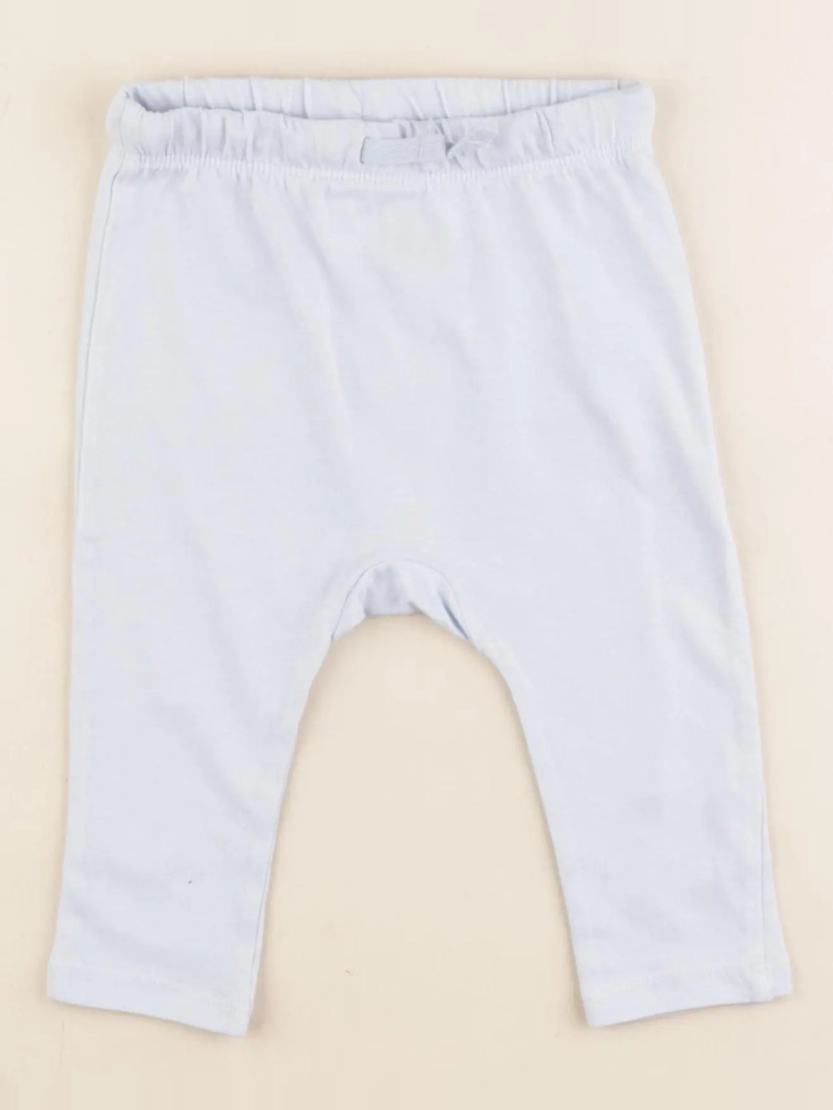 H&M - legging bleu - 6/9 mois