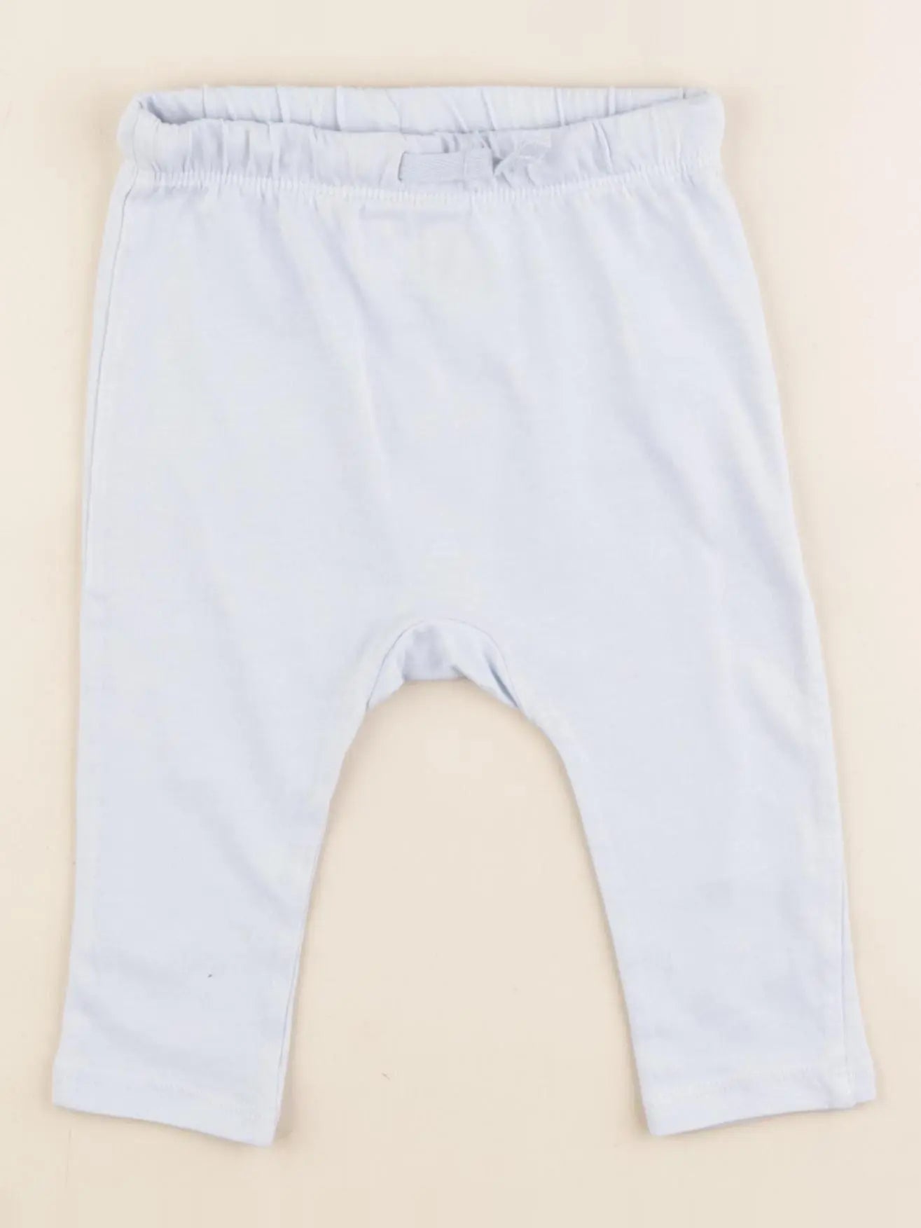 H&M - legging bleu - 6/9 mois