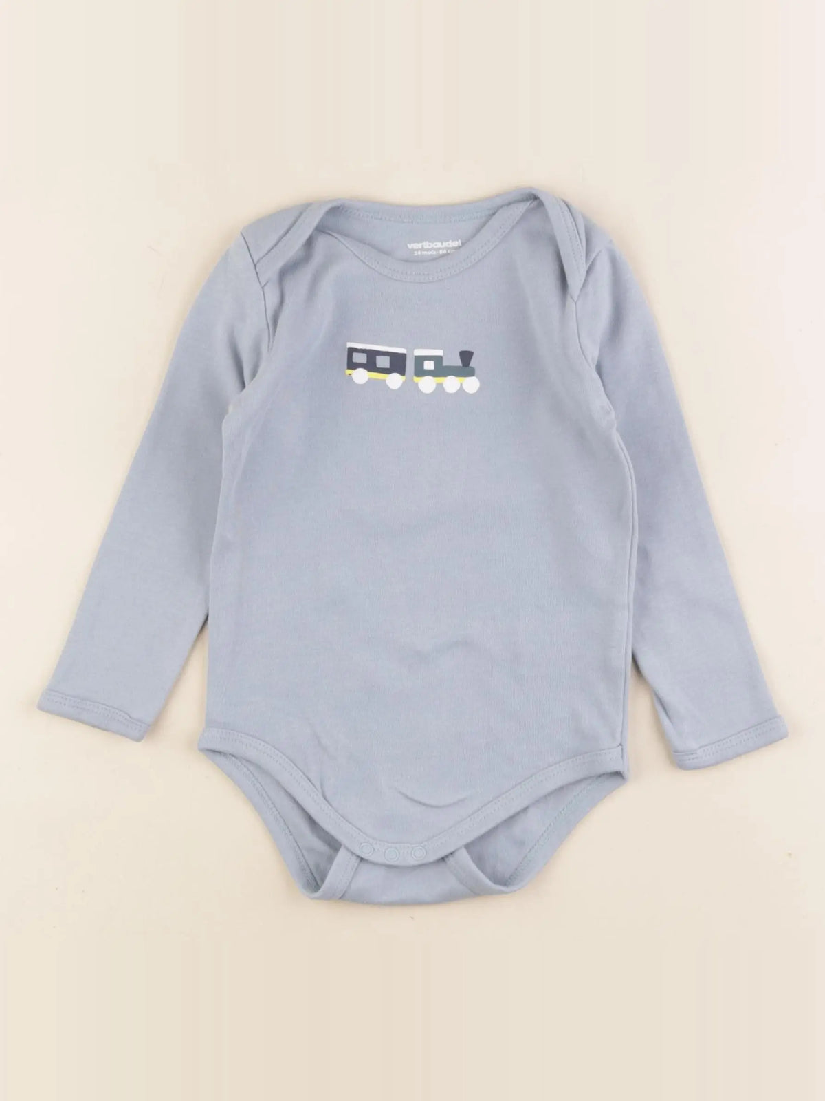 Vertbaudet - body bleu - 24 mois