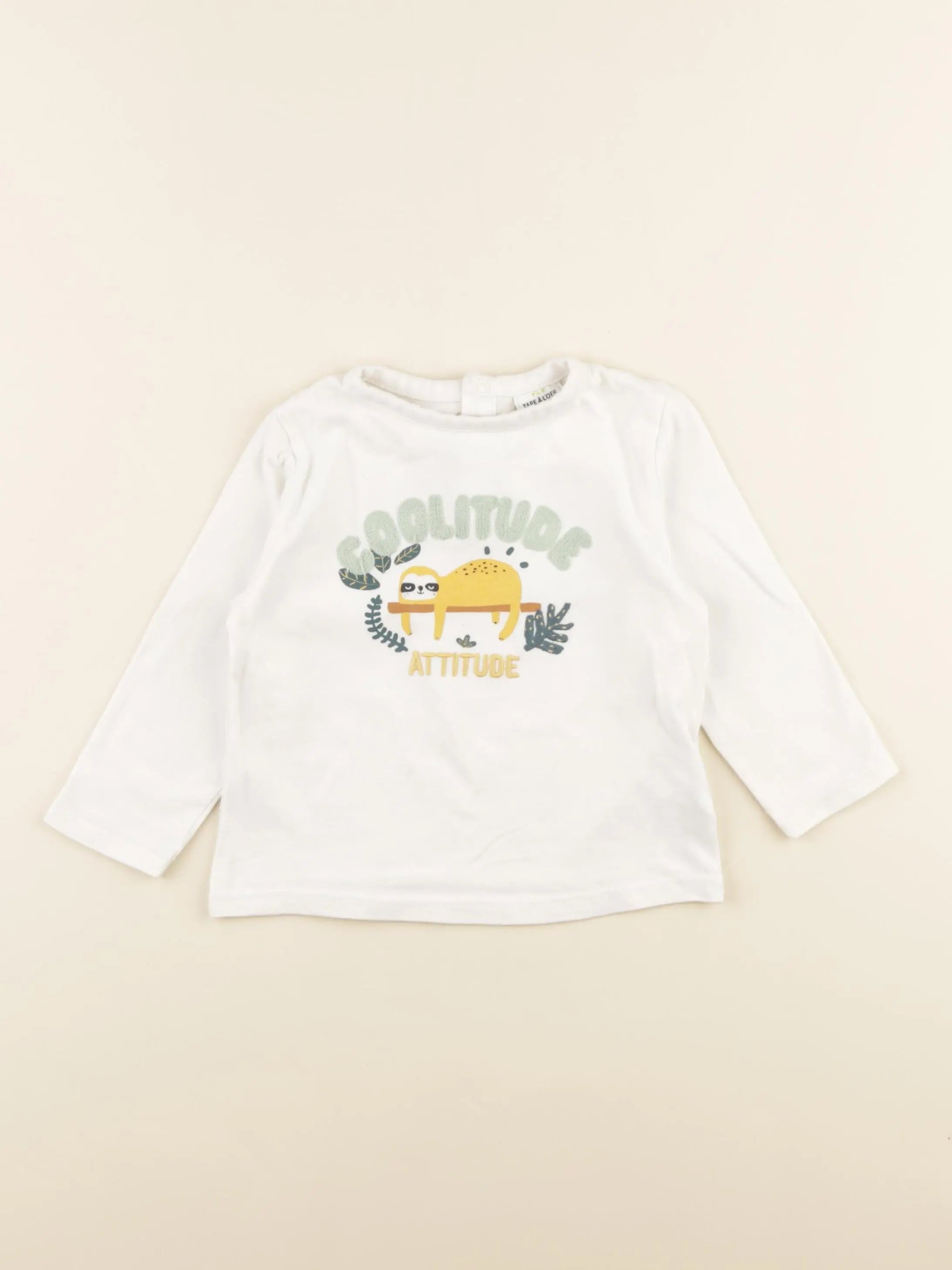 Tape à l'oeil - tee-shirt blanc - 24 mois