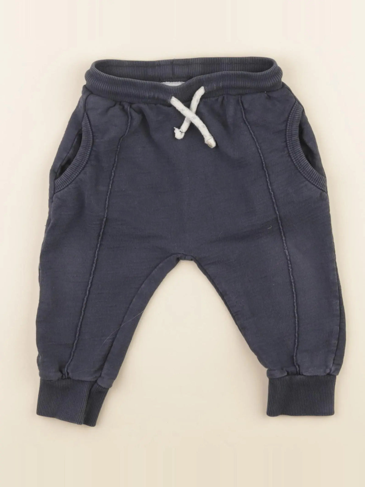 Zara - sarouel bleu - 9/12 mois