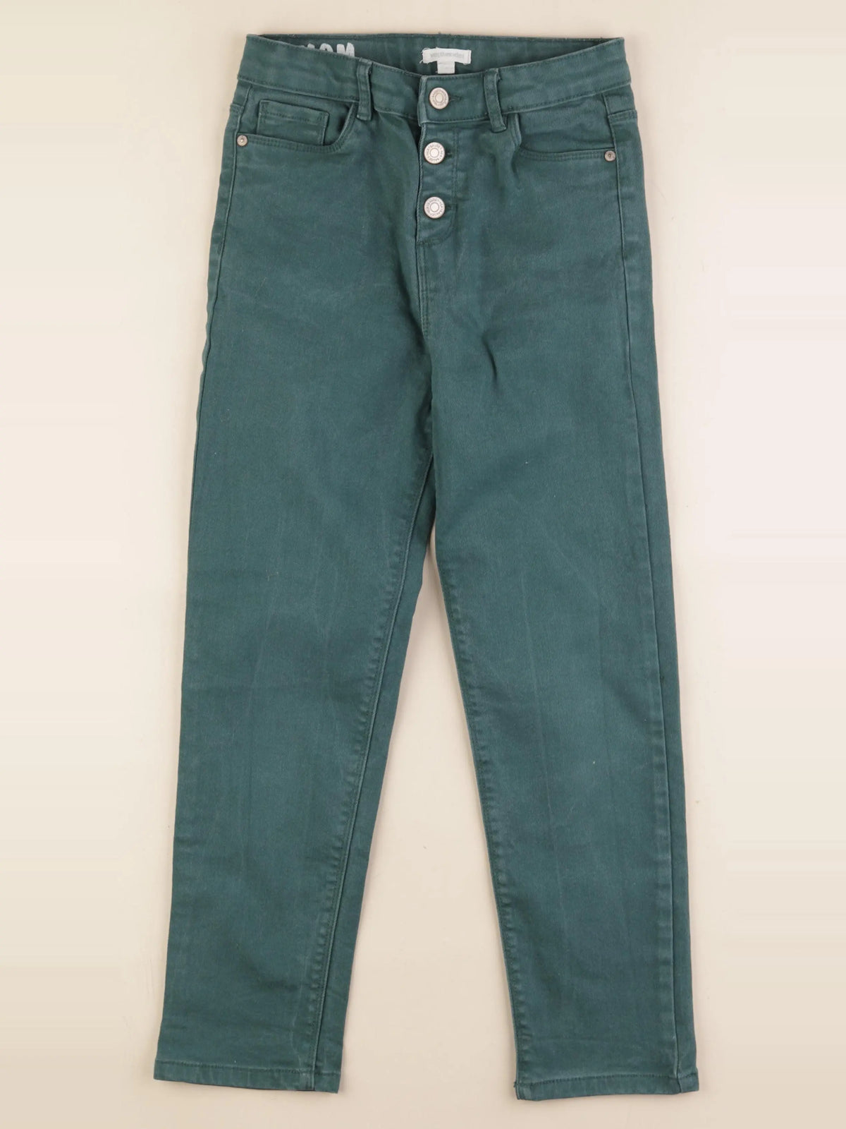 Vertbaudet - jean vert - 10 ans