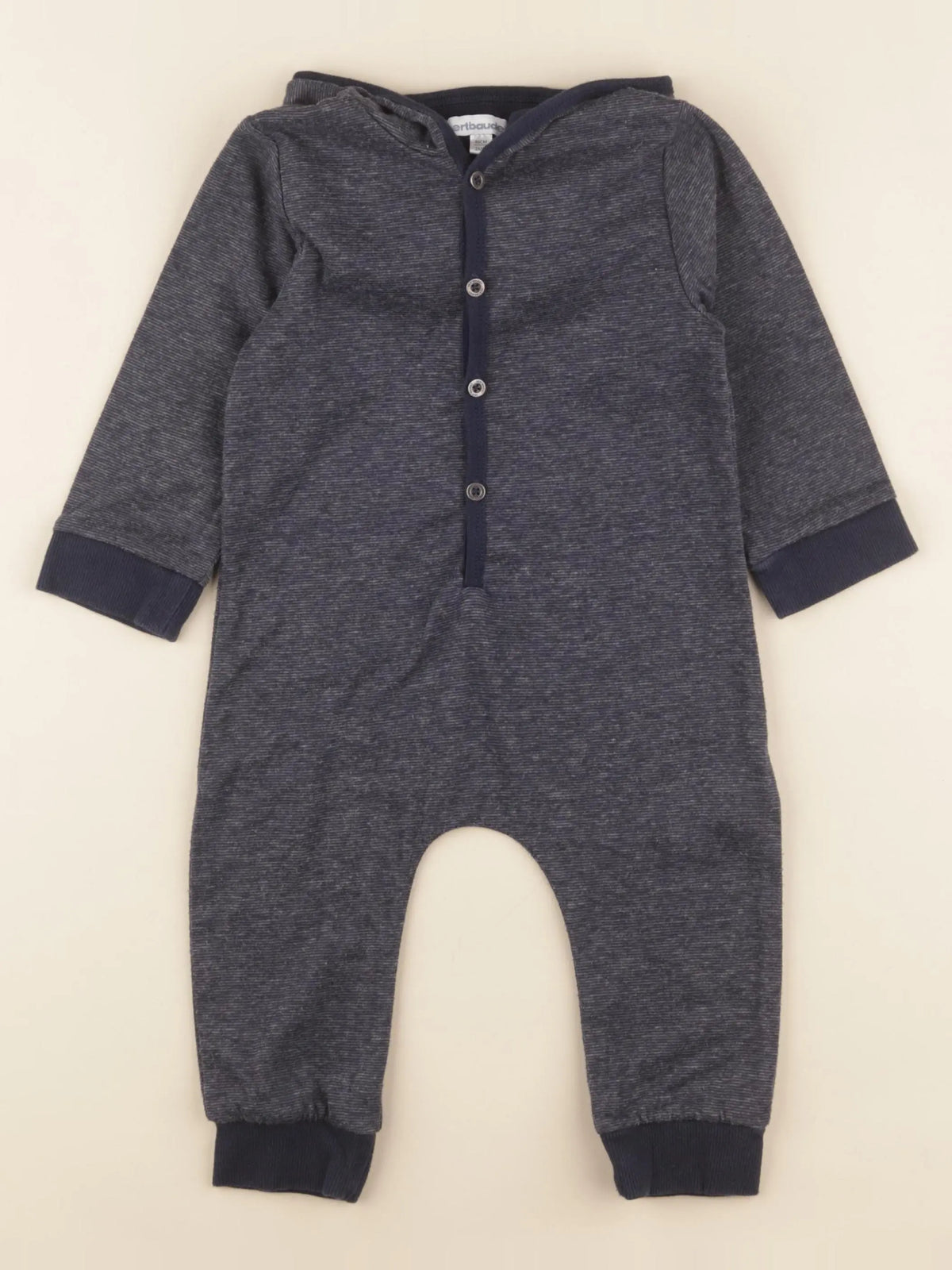 Vertbaudet - pyjama coton bleu - 2 ans