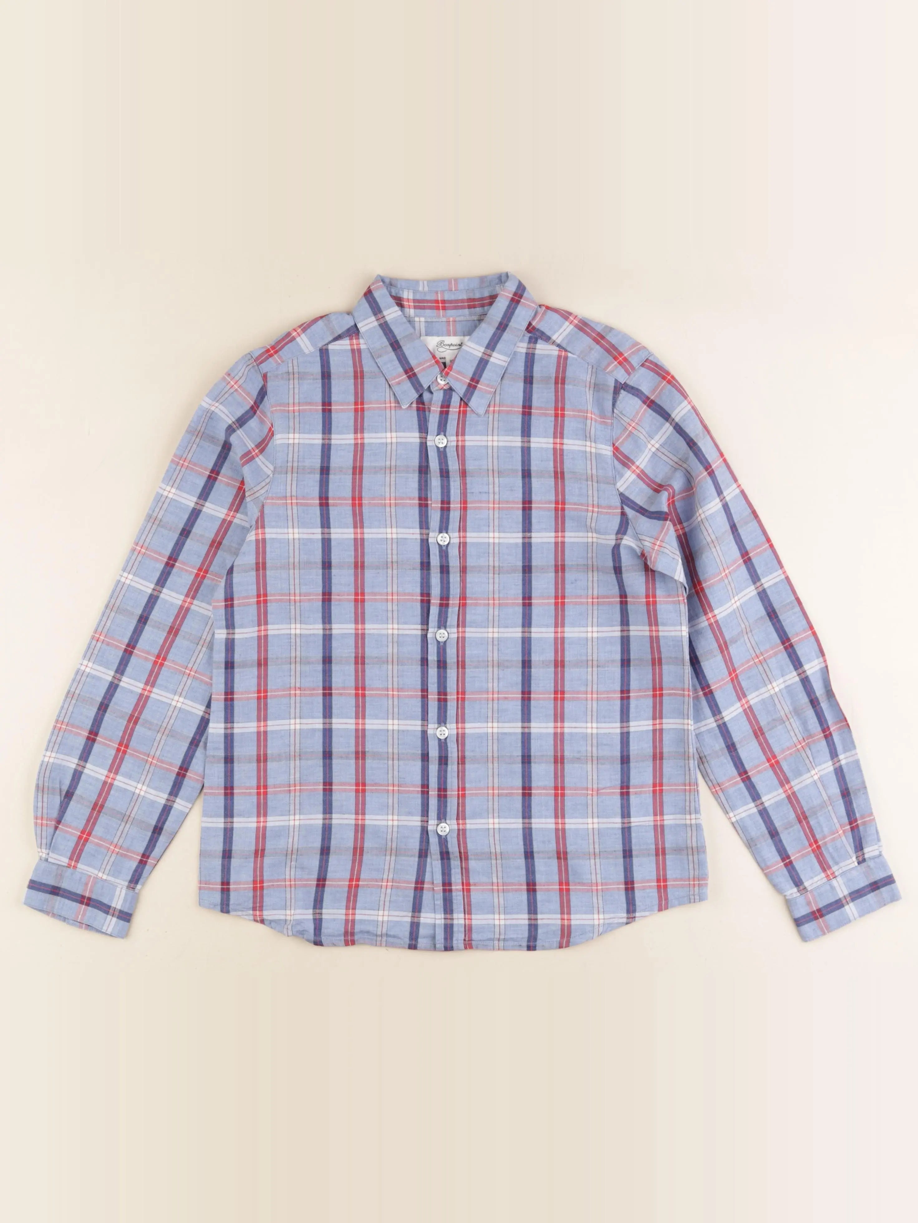 Bonpoint - chemise bleu - 10 ans